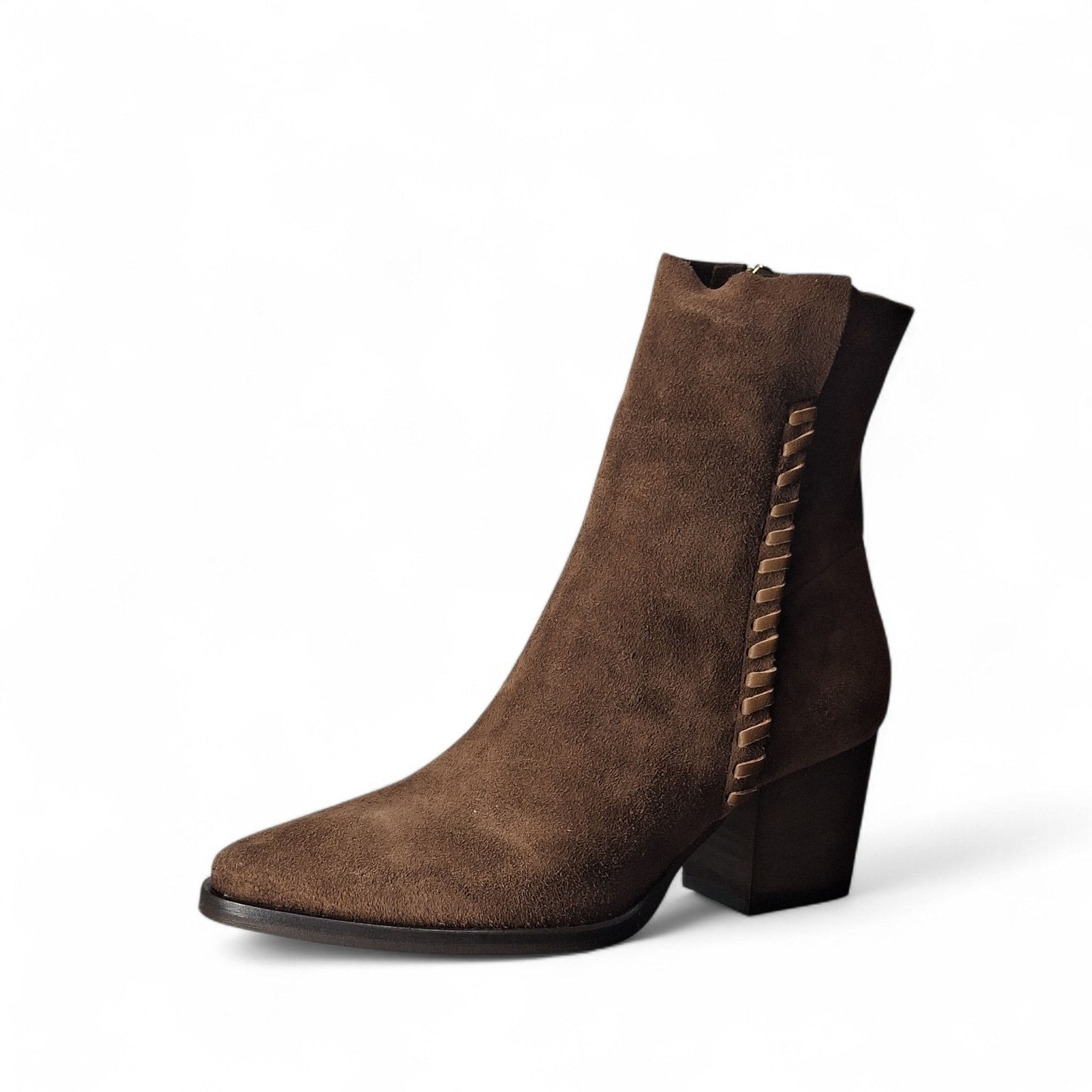 Kammi Immacolata Stivaletti Texani da Donna – Cioccolato - LUANA 03