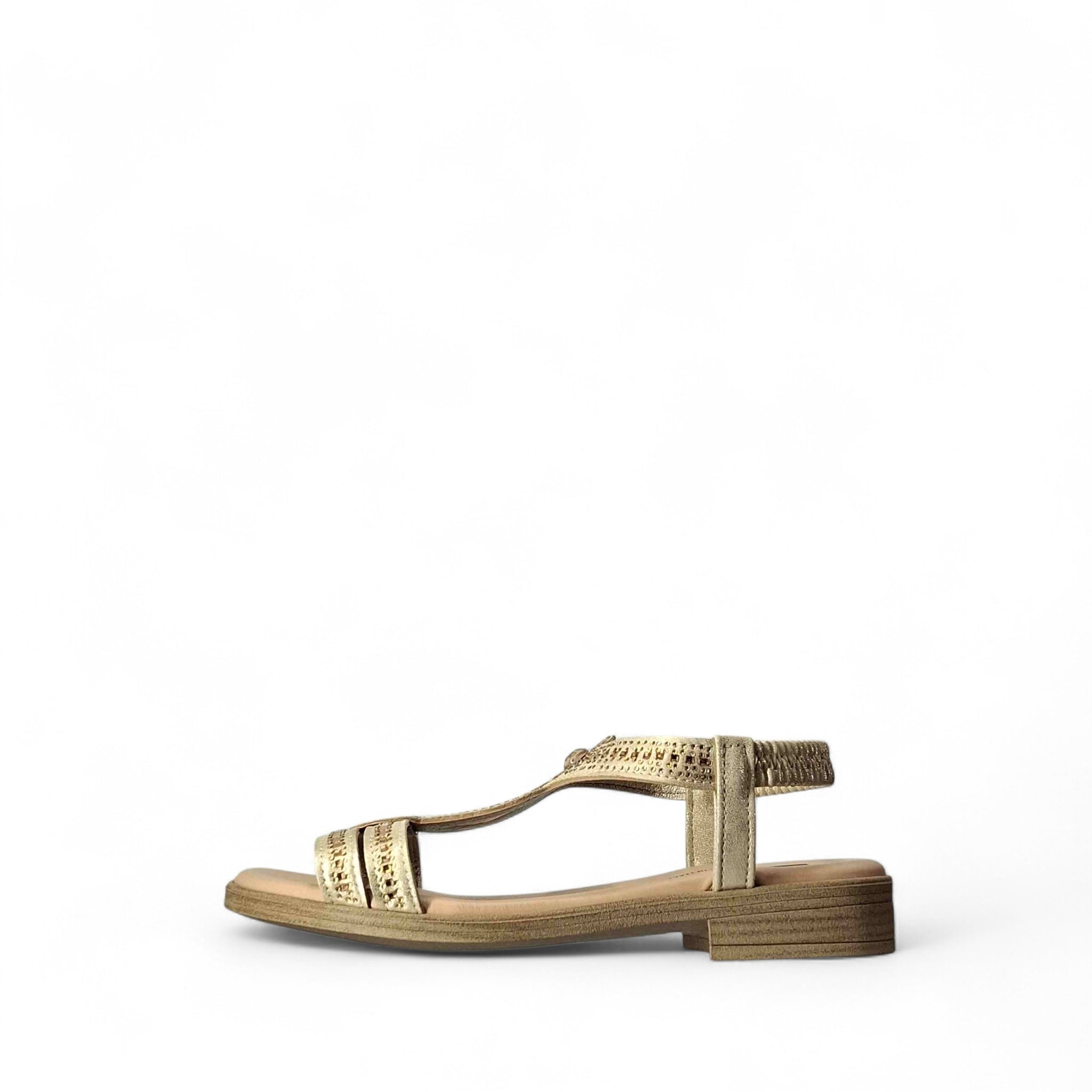 GiuliaLei Sandalo Sandali Bassi da Donna – Platino - GL511 PLATINO