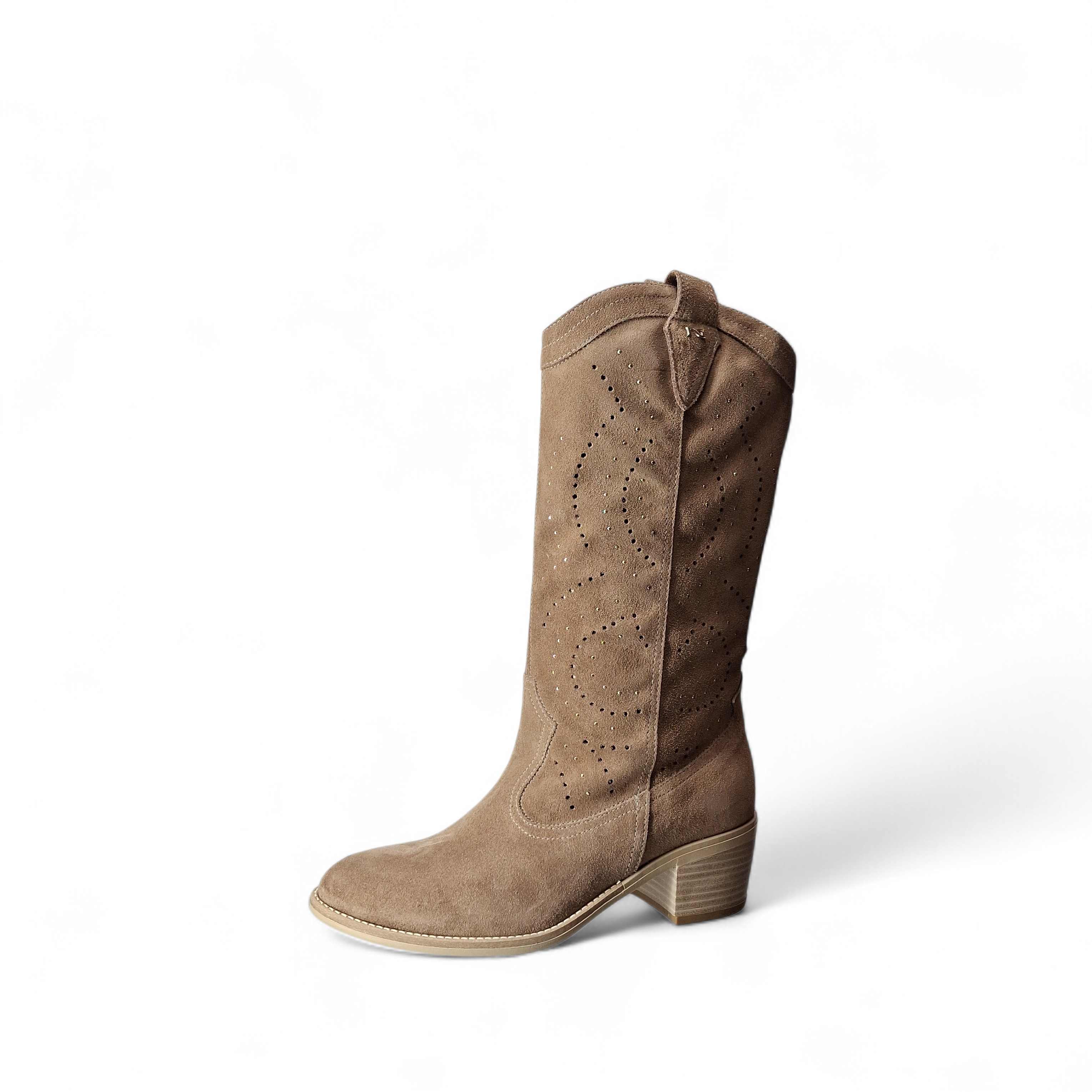 Nero Giardini Stivali Texani Nimue da Donna – Marrone