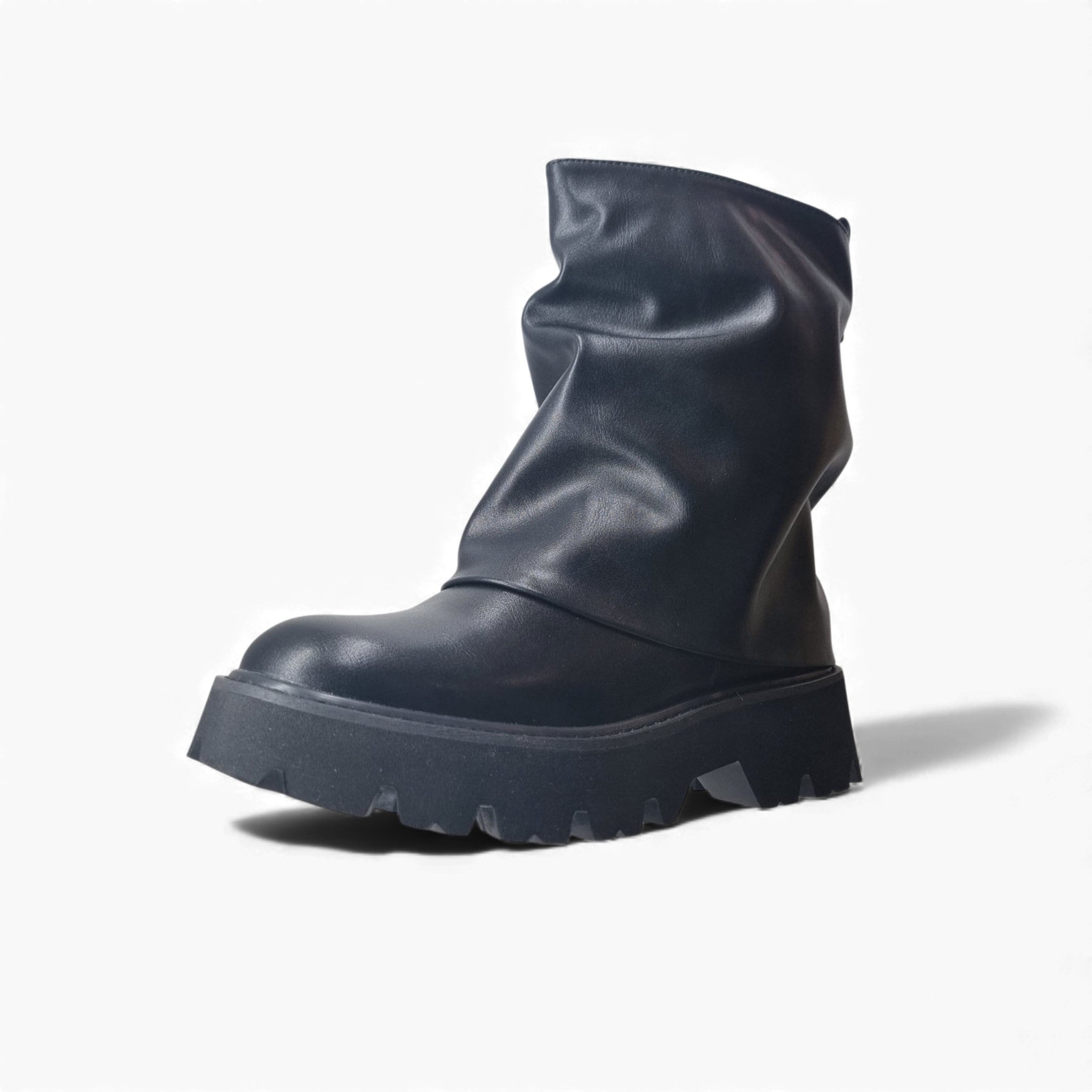 Kammi Stivaletti senza stringhe Texano da Donna – Nero