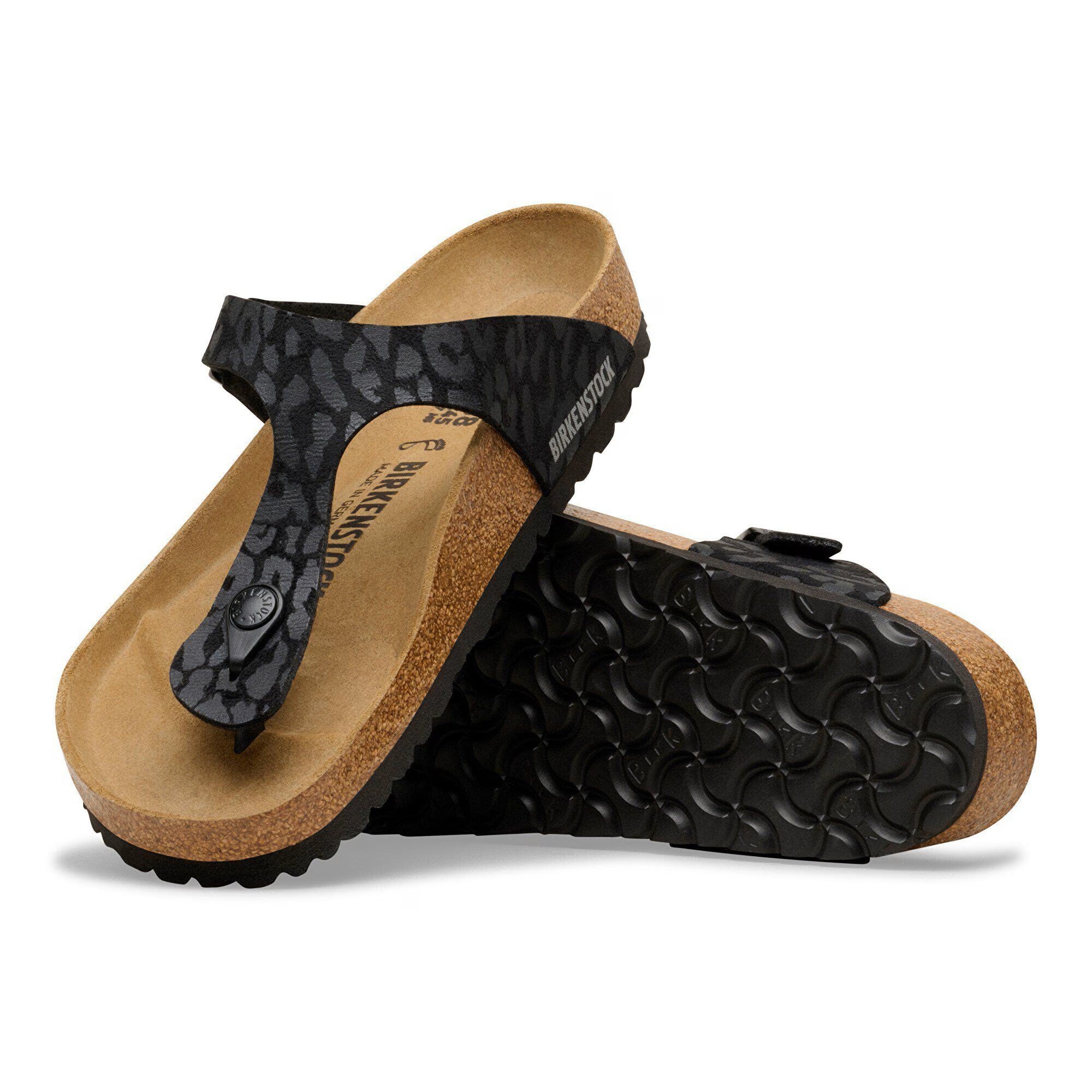 Birkenstock Gizeh Calz N Ciabatte Basse Unisex – Nero - GIZEH1032064