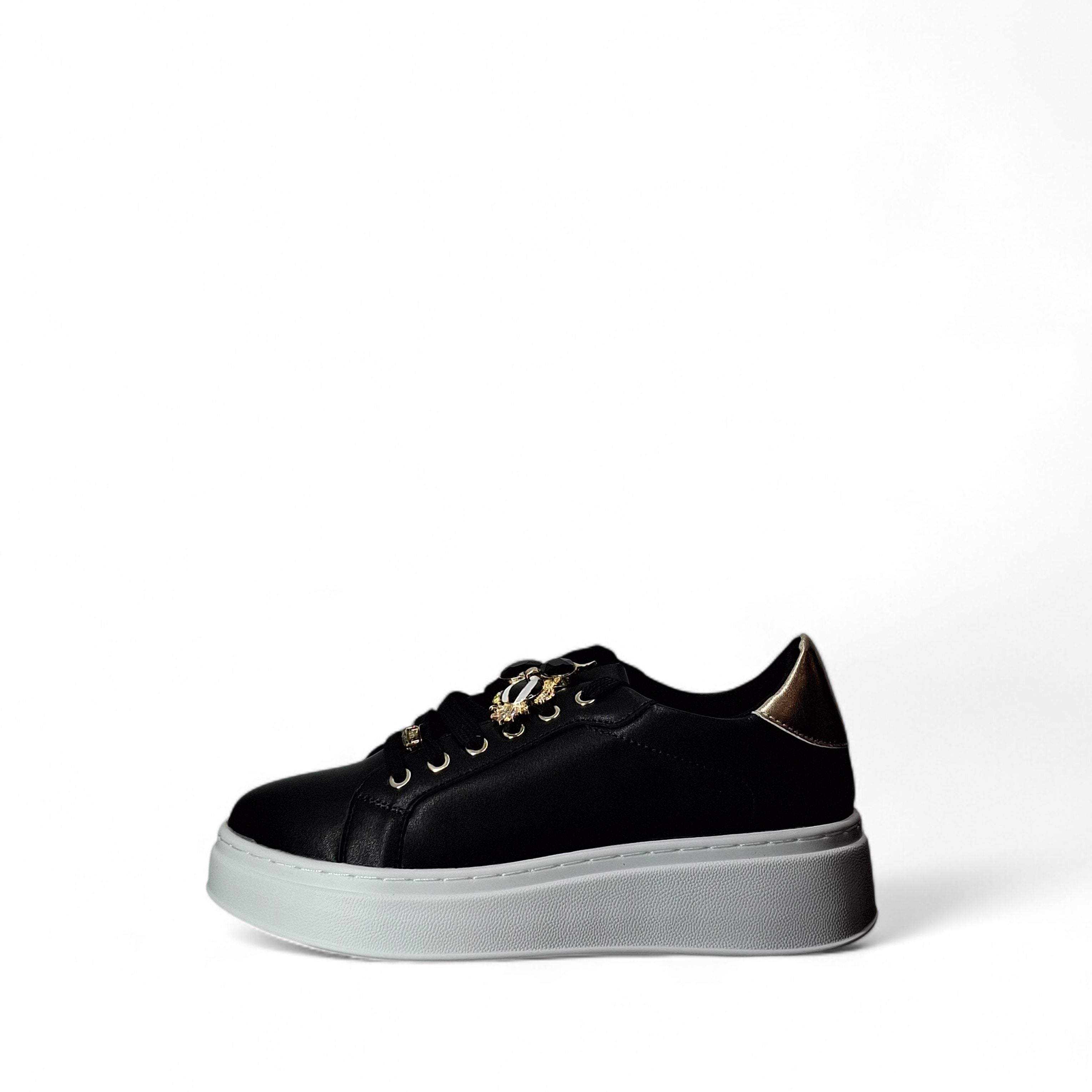 Kharisma Sneakers Basse Kain da Donna – Nero