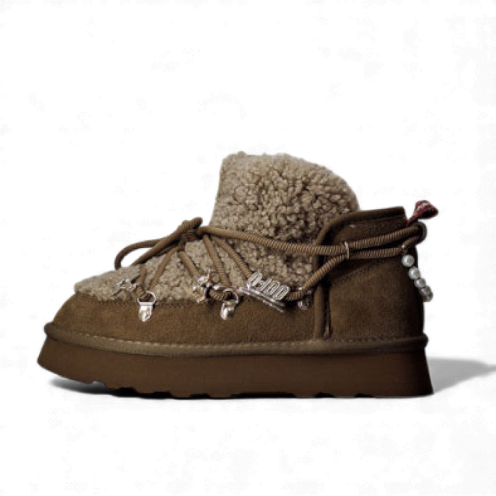 O-Joo Stivaletti con Pelo Britney Fur da Donna – Multicolor