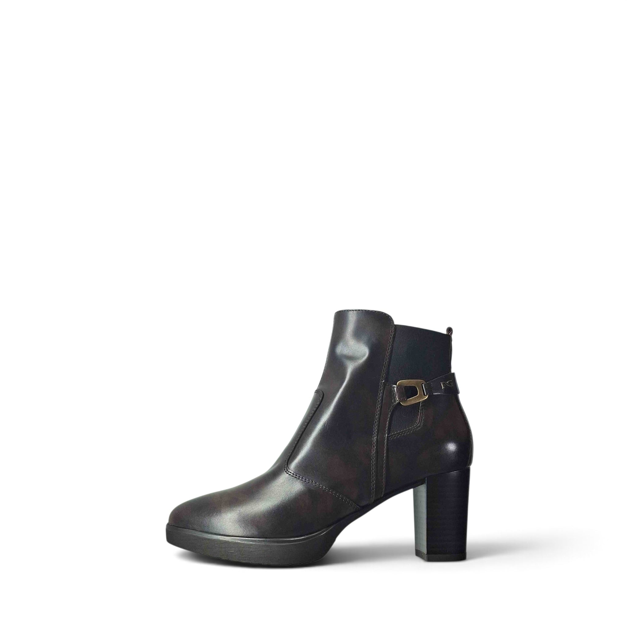 Nero Giardini Made In Italy Stivaletti Tondi Con Tacco da Donna – I617261D 301
