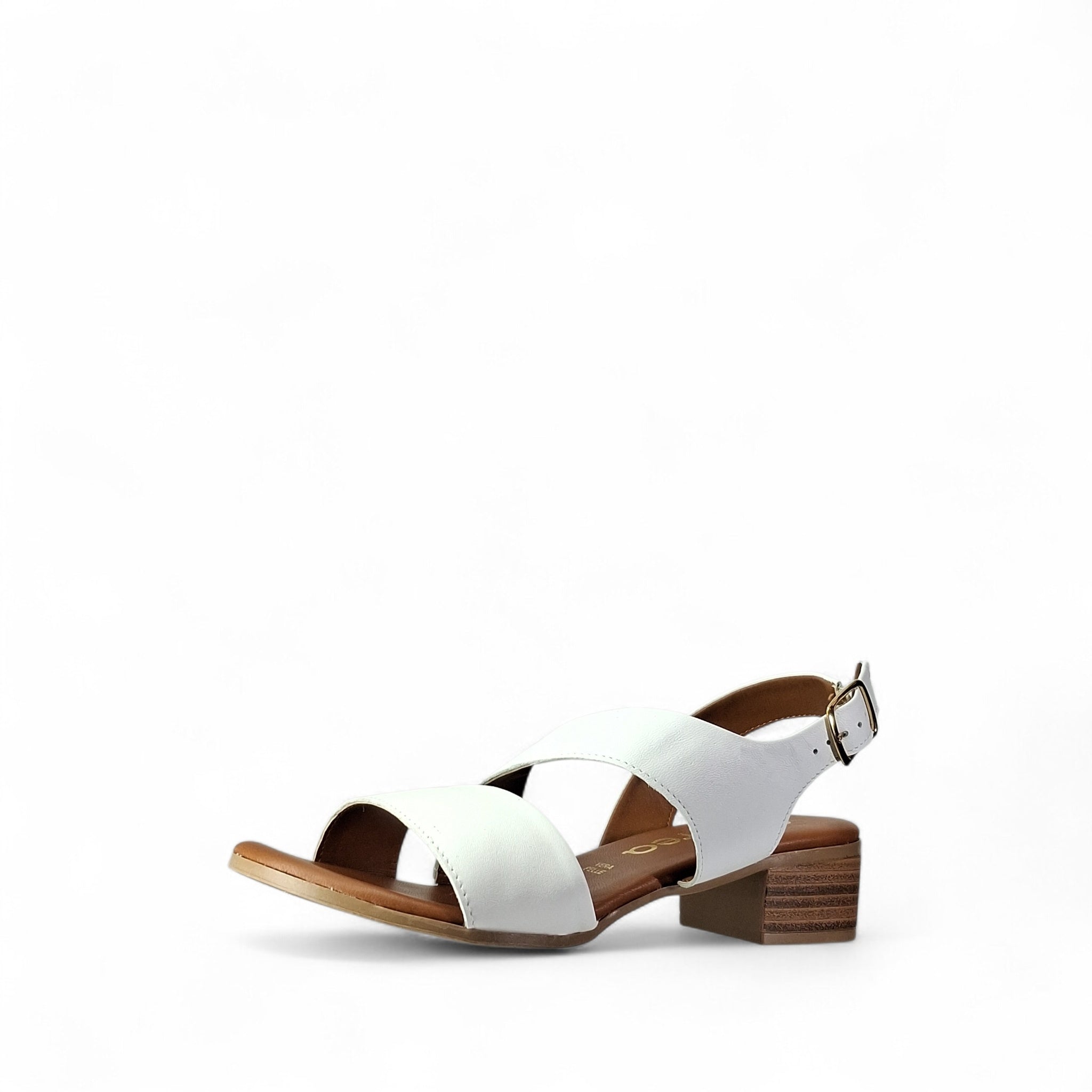 Dorea Mr Sandali con Tacco da Donna – Bianco - MR243080PET