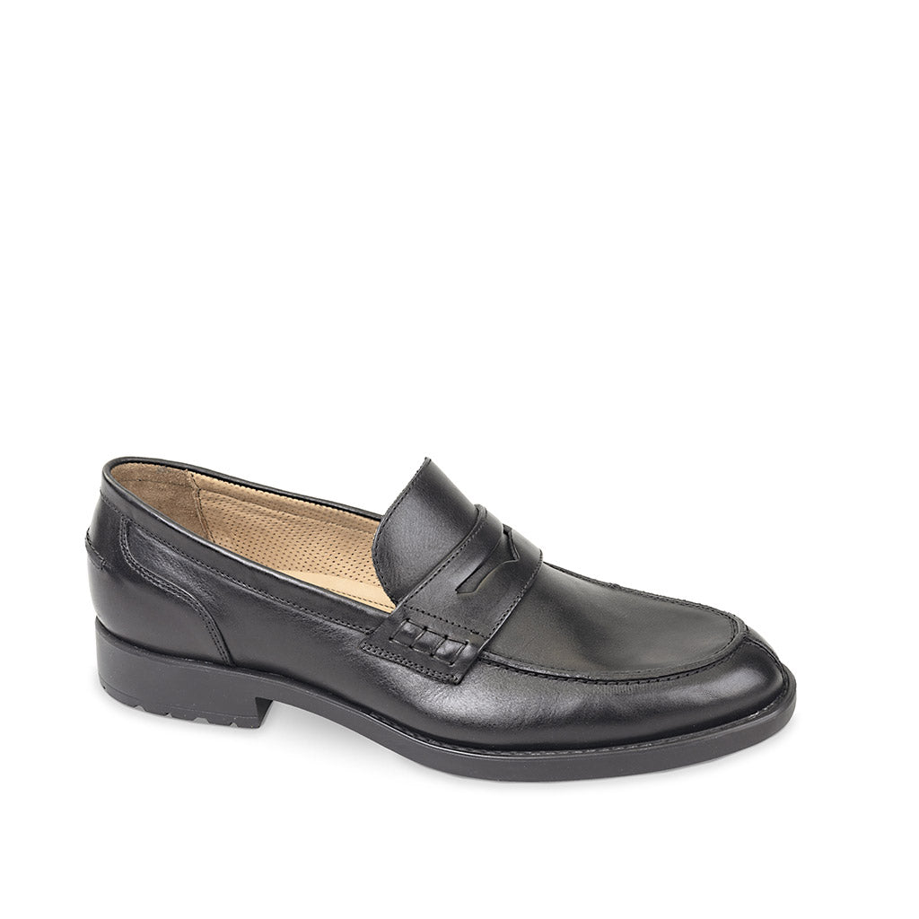 Valleverde Scarpe Basse Senza Stringhe da Uomo – Nero