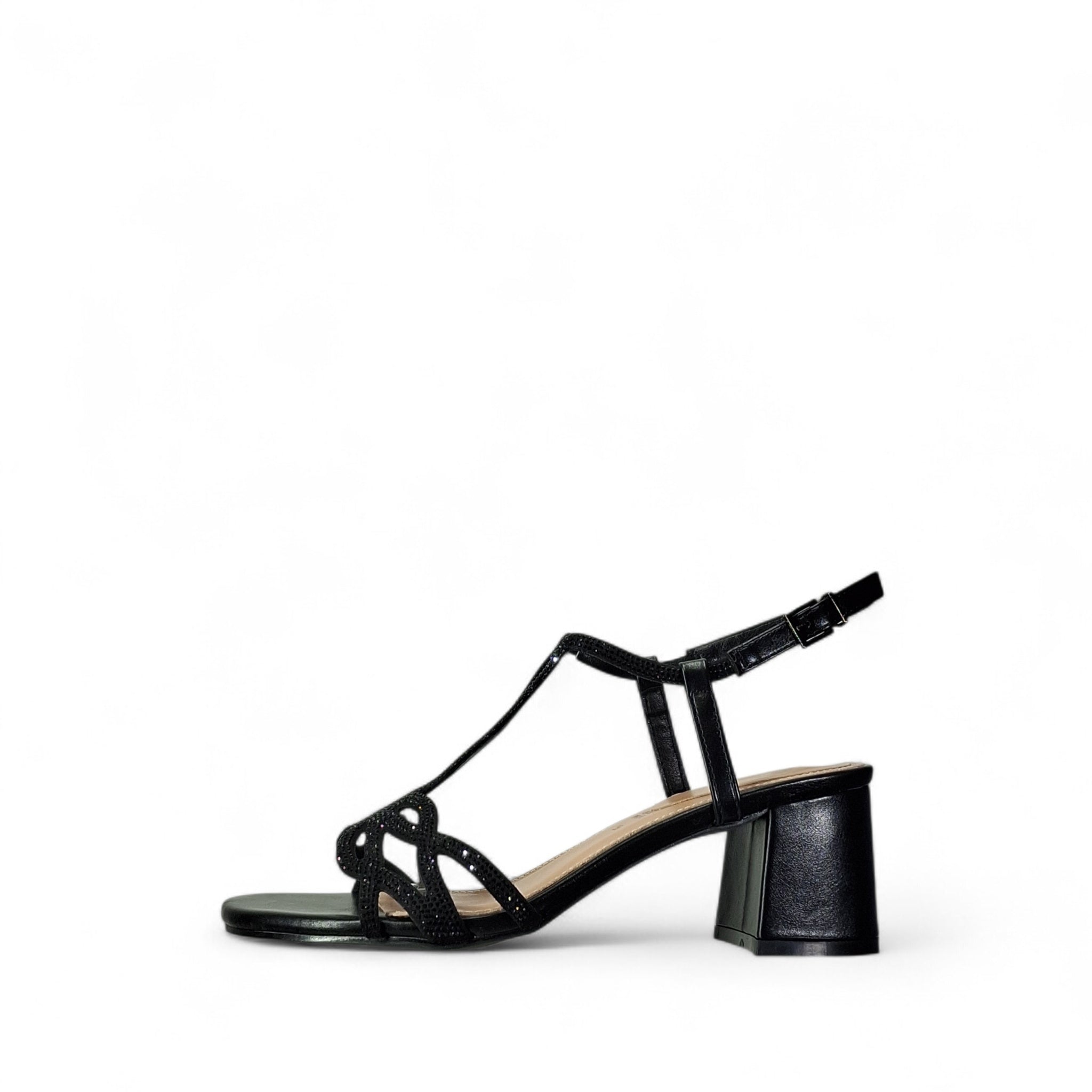 Kammi Sandali con Tacco da Donna – Multicolor - 2524 NERO