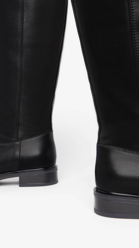 Nero Giardini Stivali senza Tacco da Donna – Nero