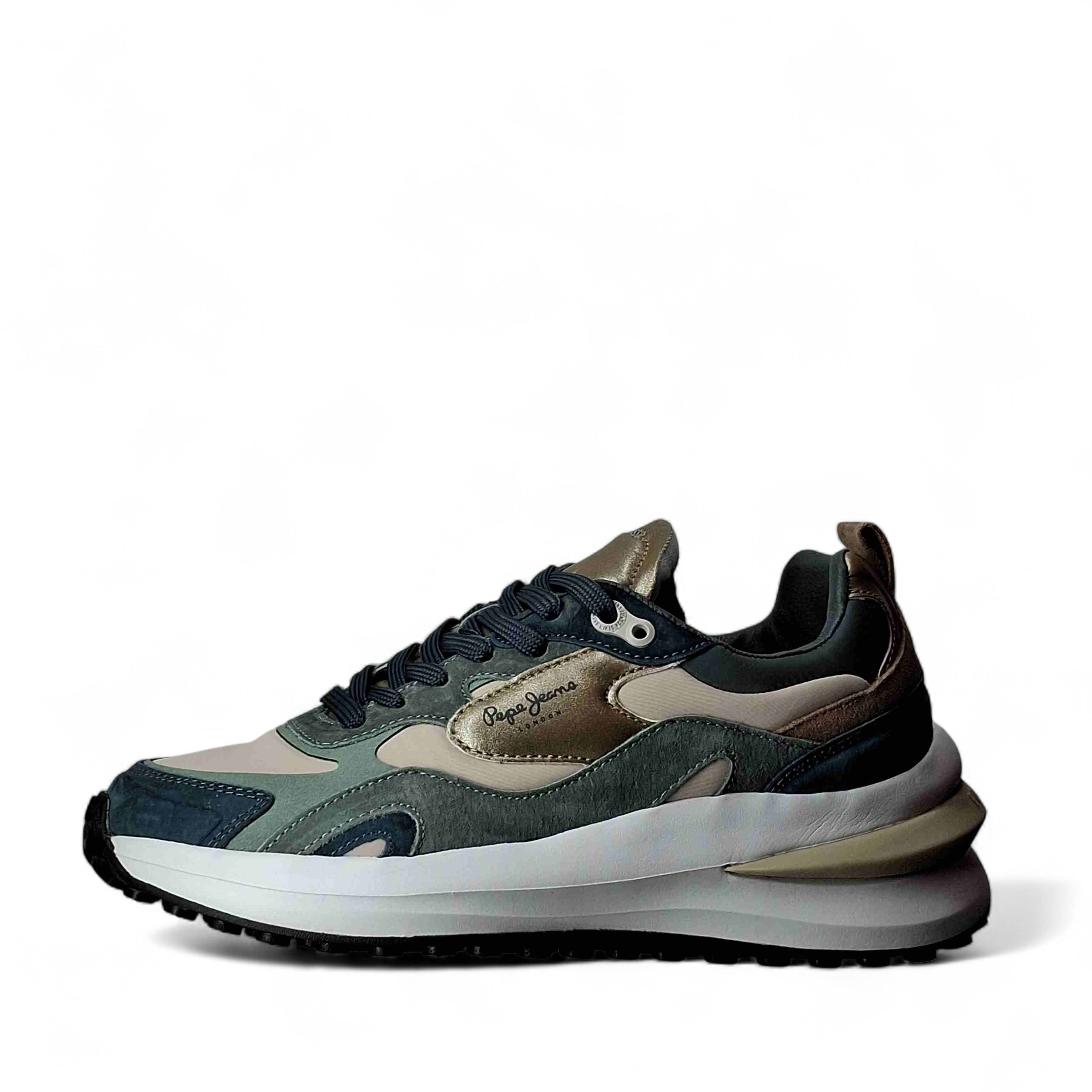 Pepe Jeans Sneakers Basse Hydrogreen da Donna – ND