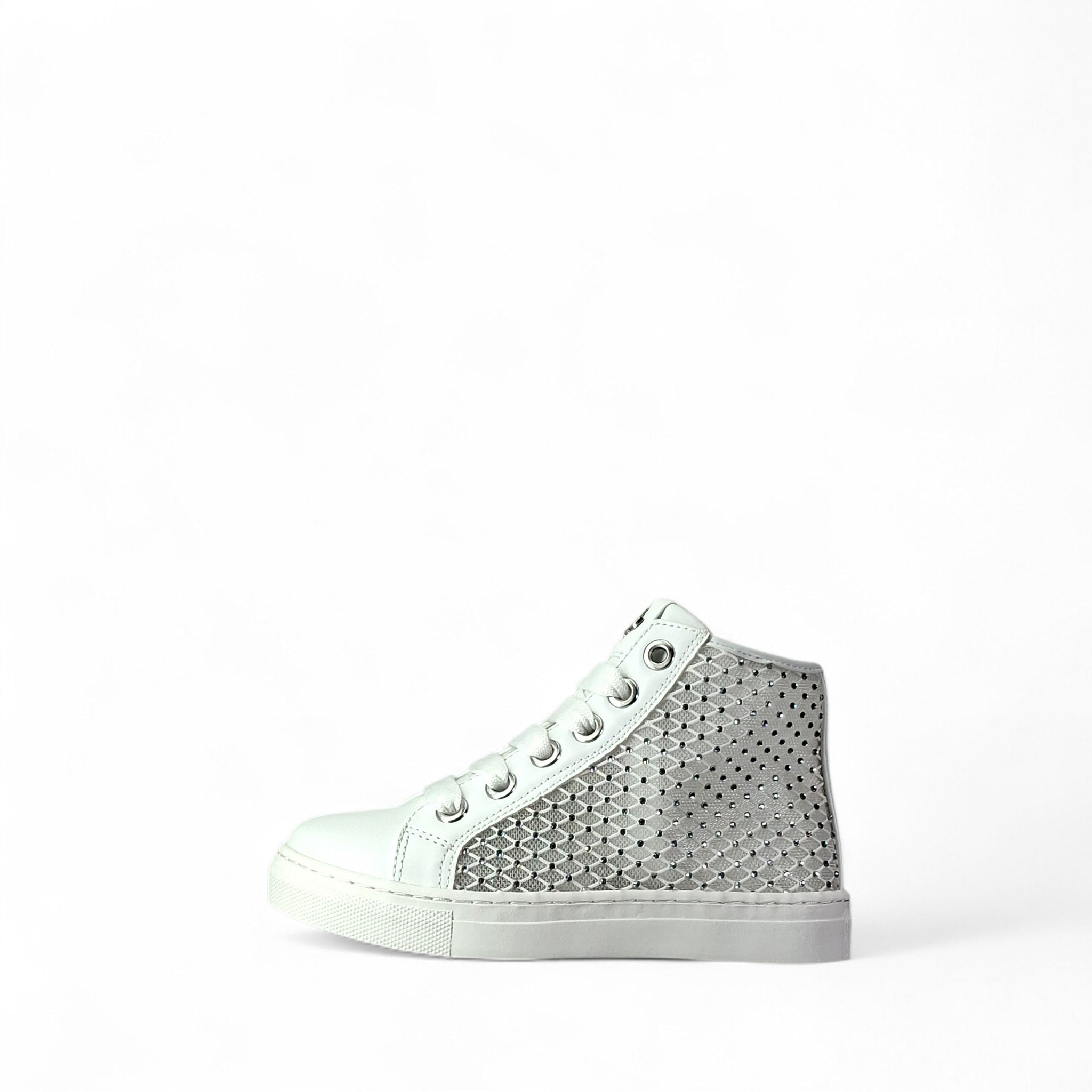 Asso Butter Y Scarpe Casual Alte da Bambina – Bianco - AG-17805