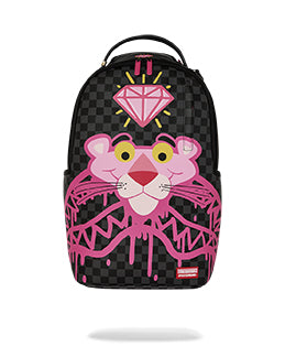 Sprayground Pink Panther Drippy Diamonds Zaini Streetwear da Casual – Rosa - 910B8790NSZ