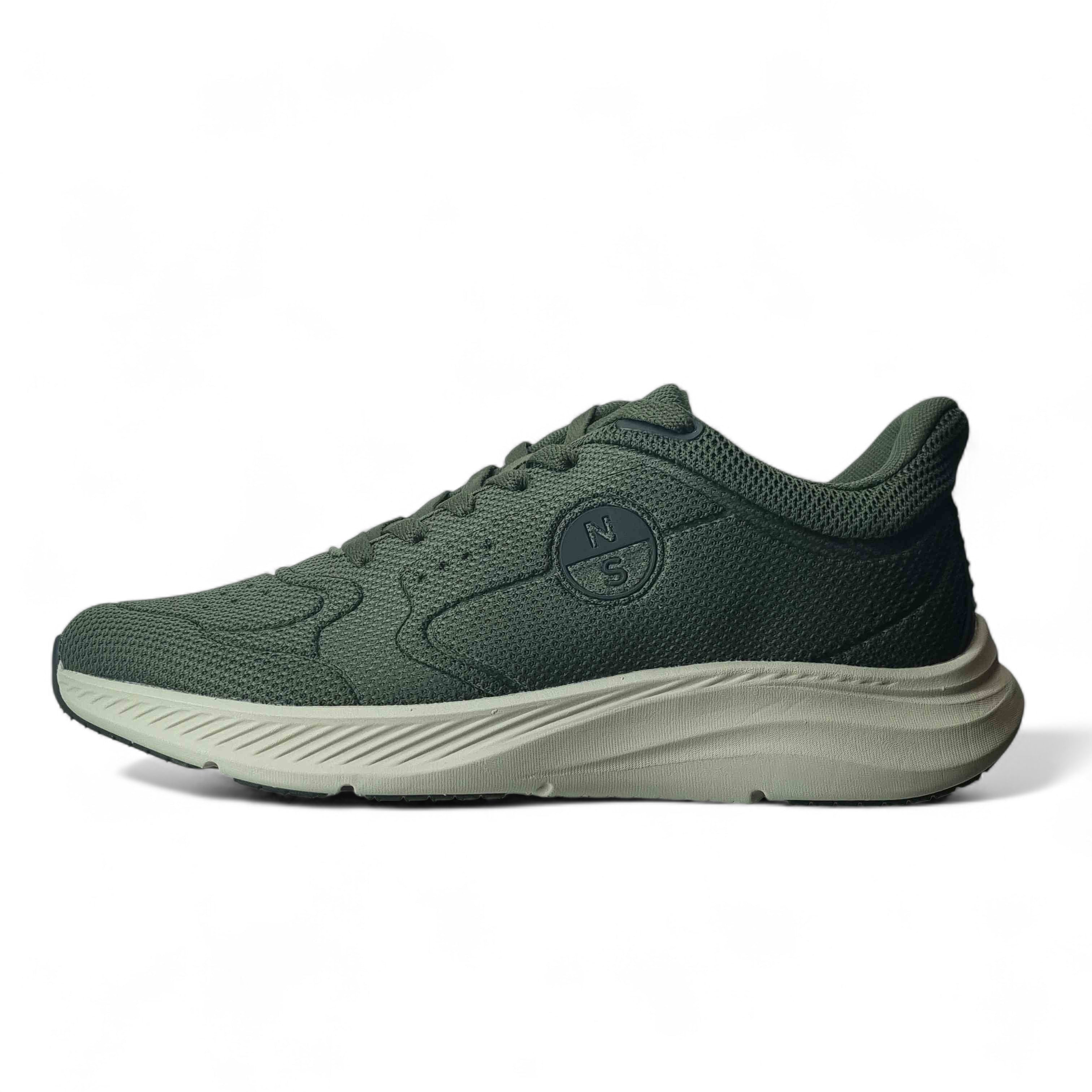 North Sails Sneakers Basse M Green da Uomo – Grigio