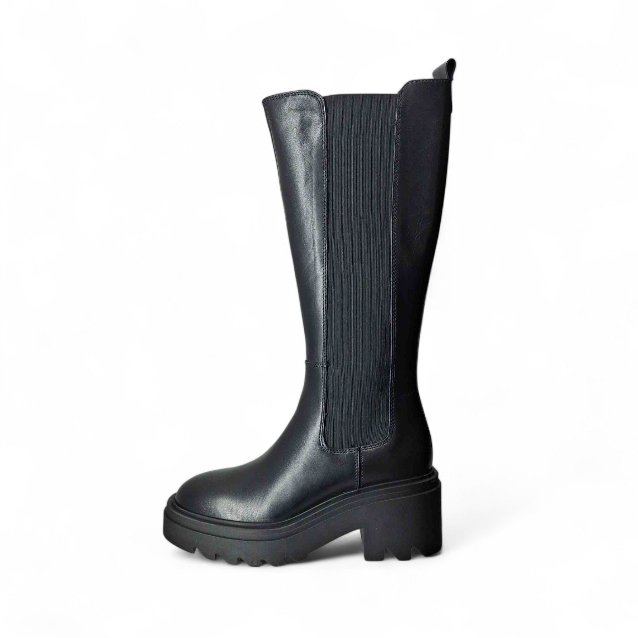 Francesco Brunelli Stivali senza Tacco Belinda da Donna – Nero