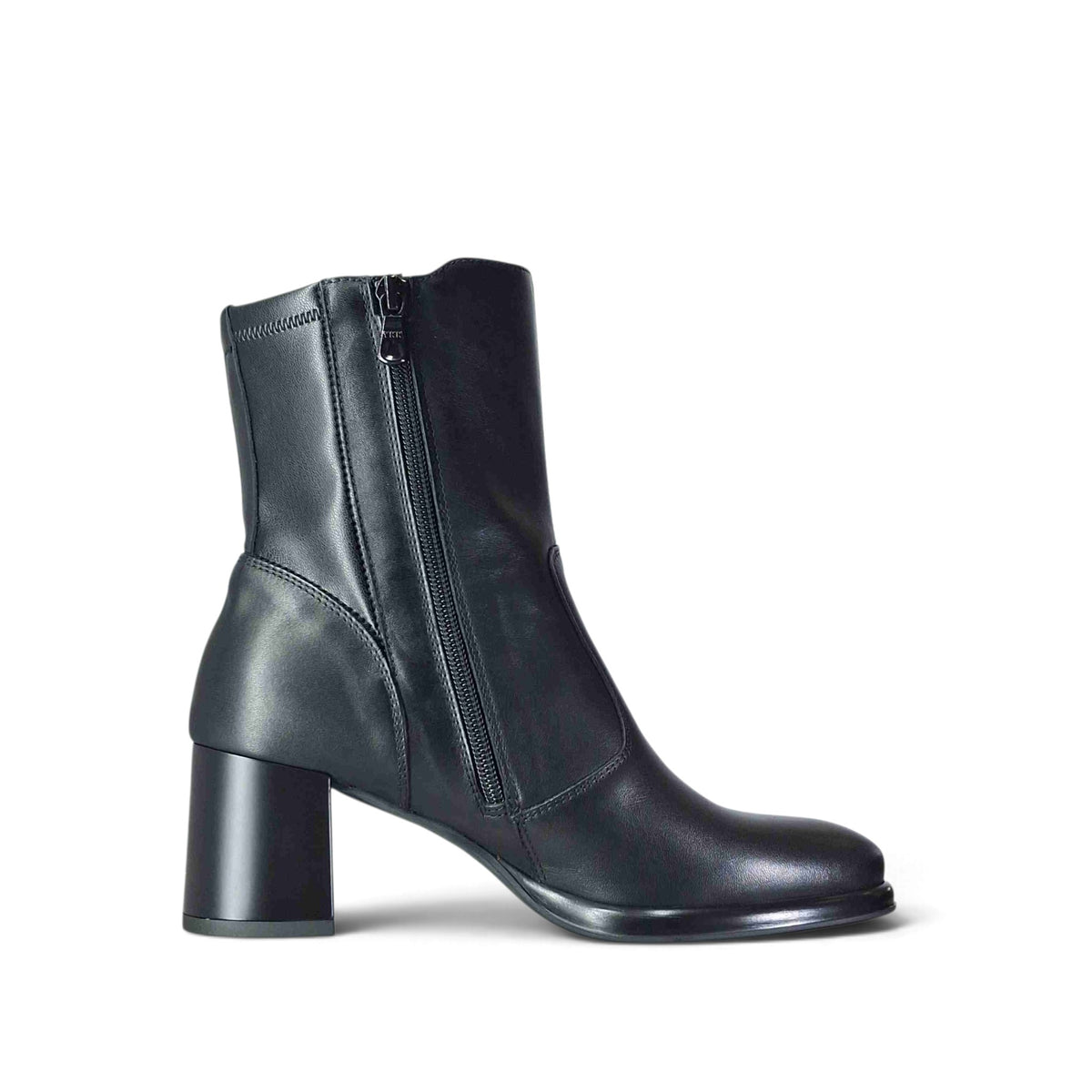 Nero Giardini Made In Italy Stivaletti Tondi Con Tacco da Donna – I617692D 100