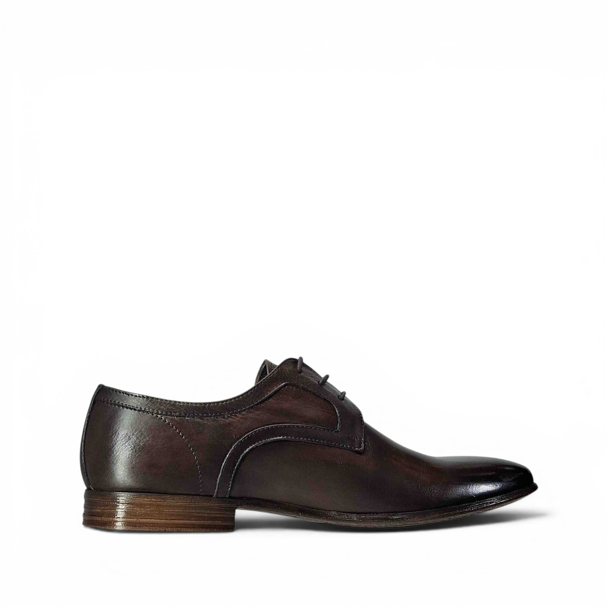 Exton Riky Scarpe eleganti stringate da Uomo – 7121 LEGNO