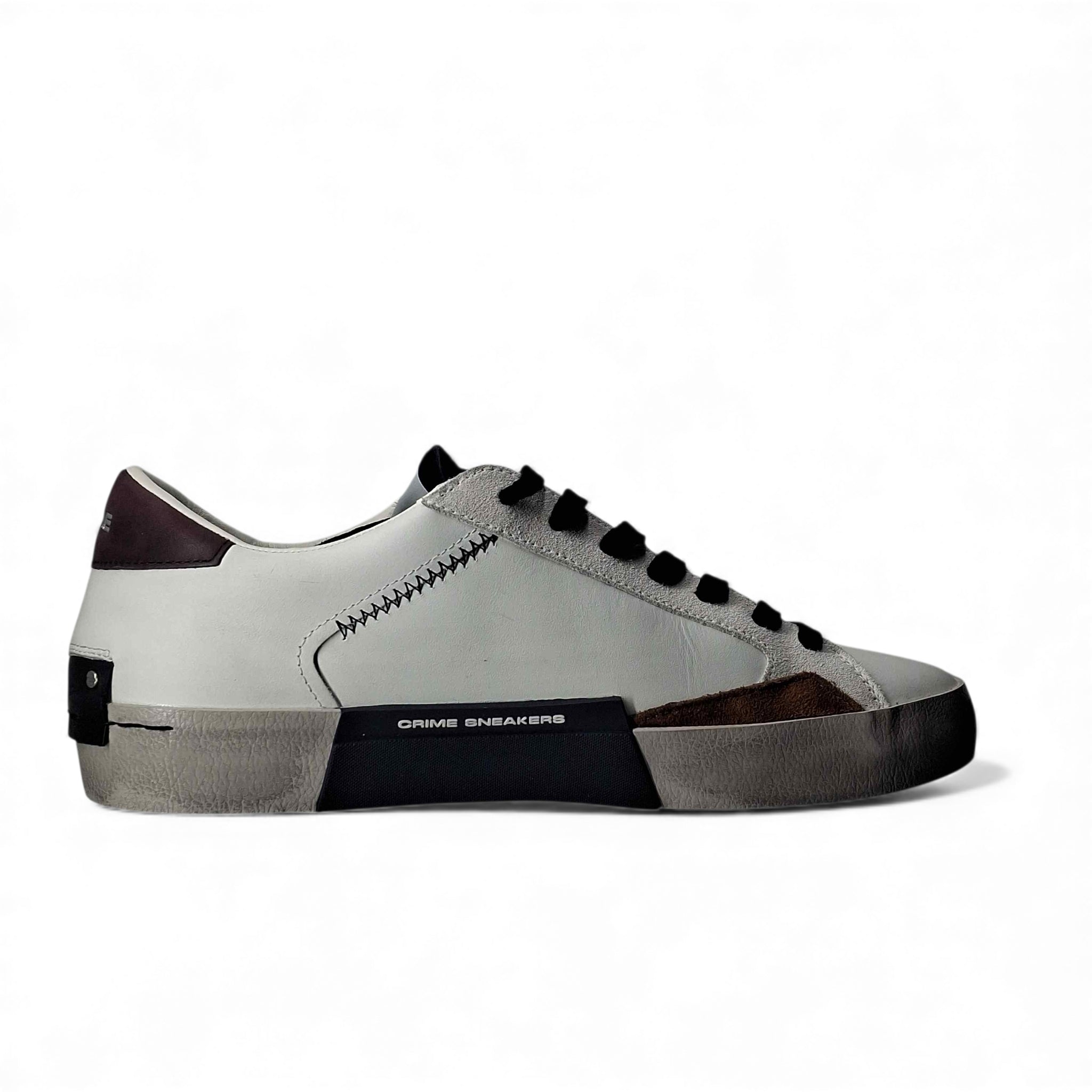 Crime London Sneakers Basse da Uomo – Bianco