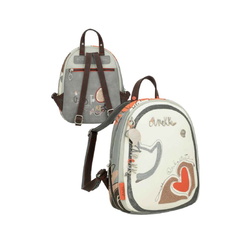 Anekke Shopping Strutturate Mochila da Donna – Multicolor