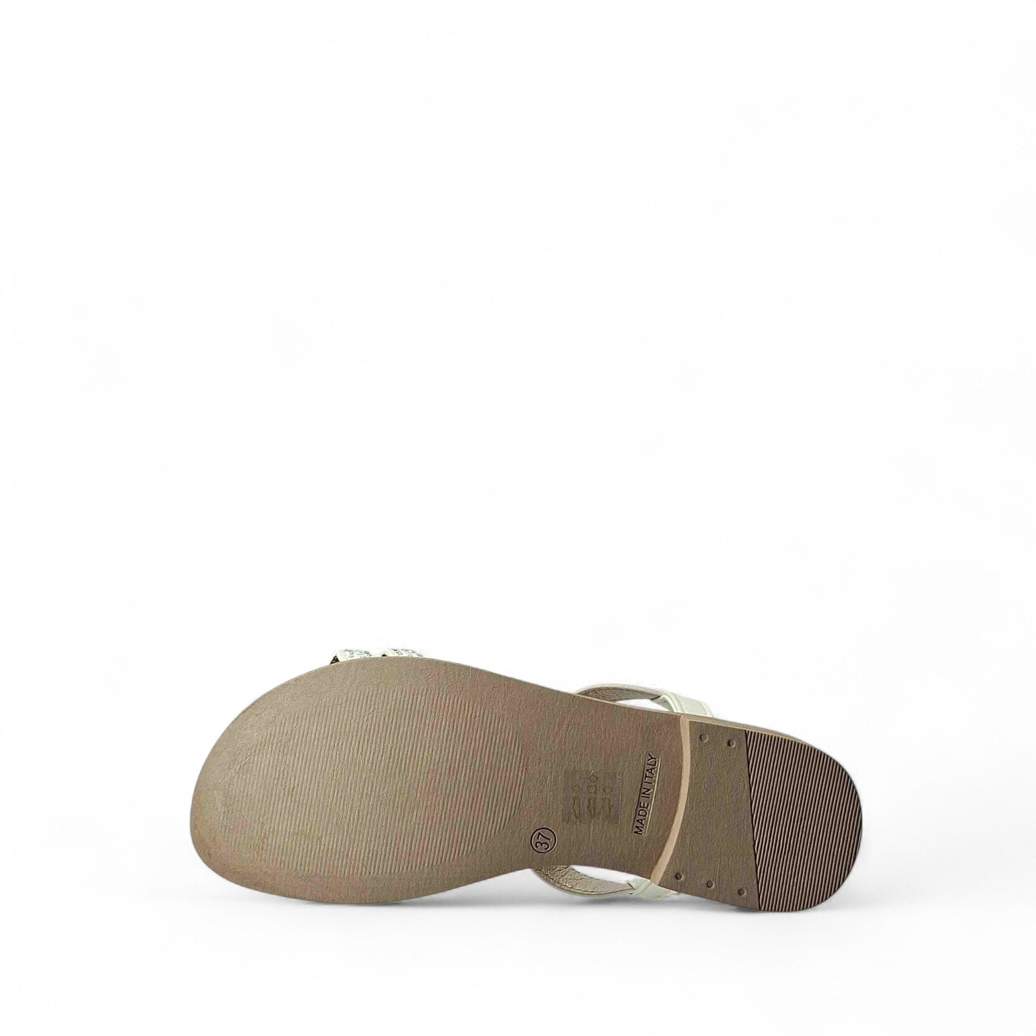 Giulialei Sandalo Sandali bassi da Donna – GL511 BIANCO