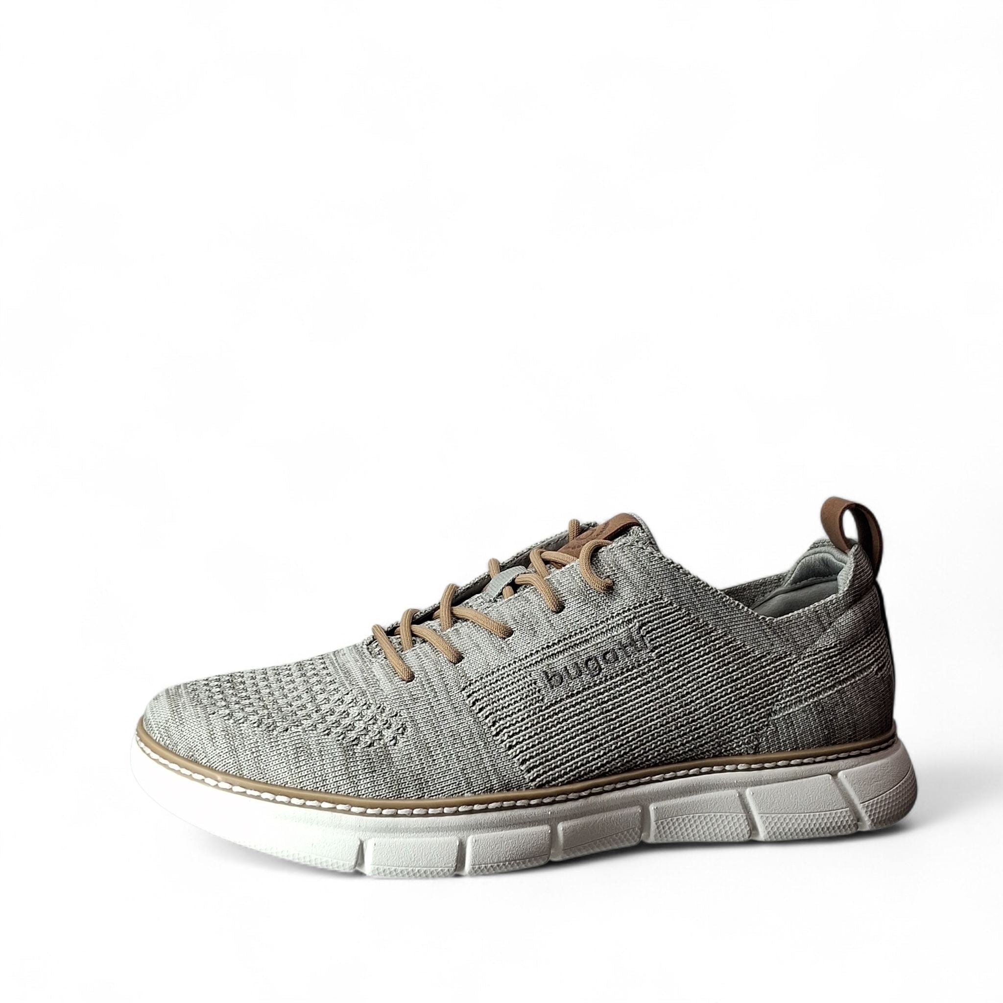 Bugatti Shoes Textile Scarpe Basse Stringate da Uomo – Beige