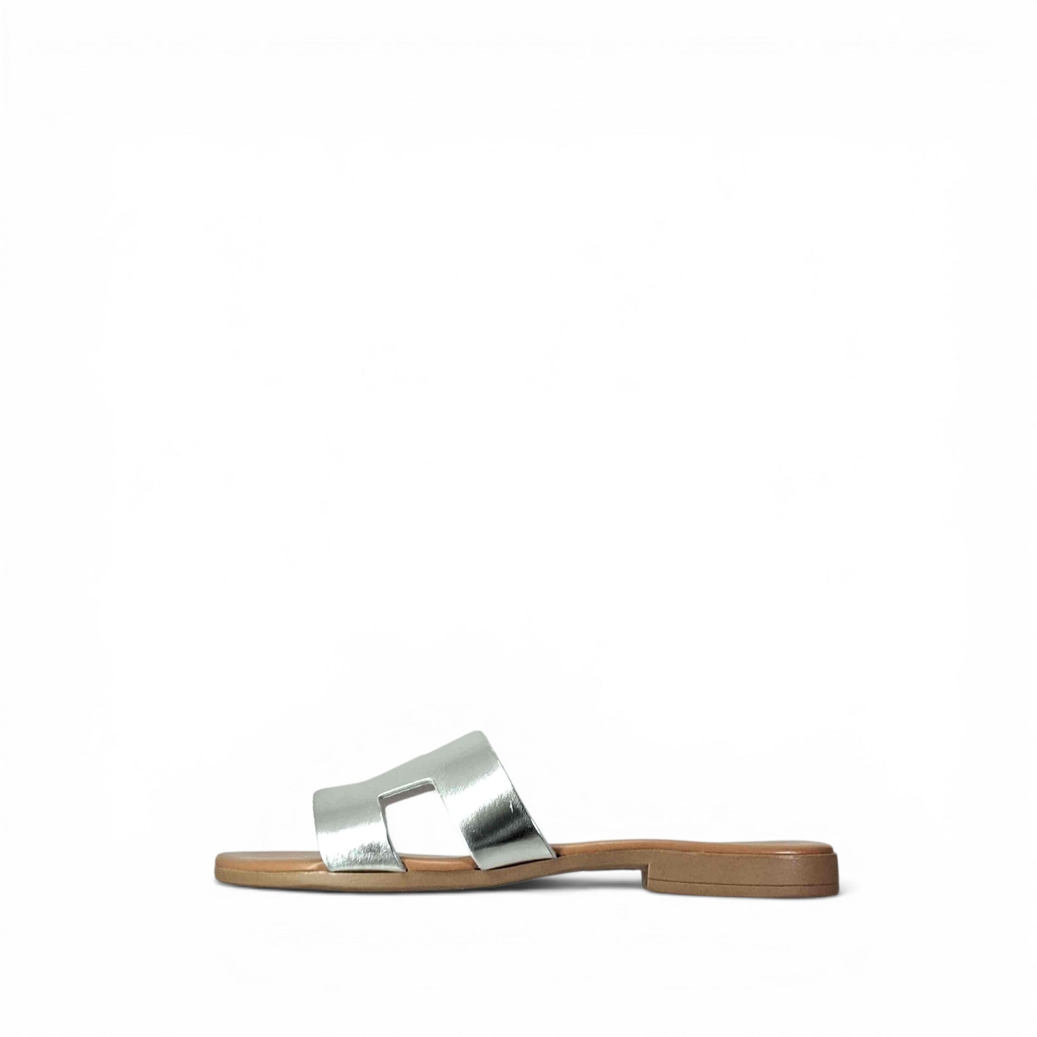 Inscarpa Anna Sandali Bassi da Donna – HBS ARGENTO