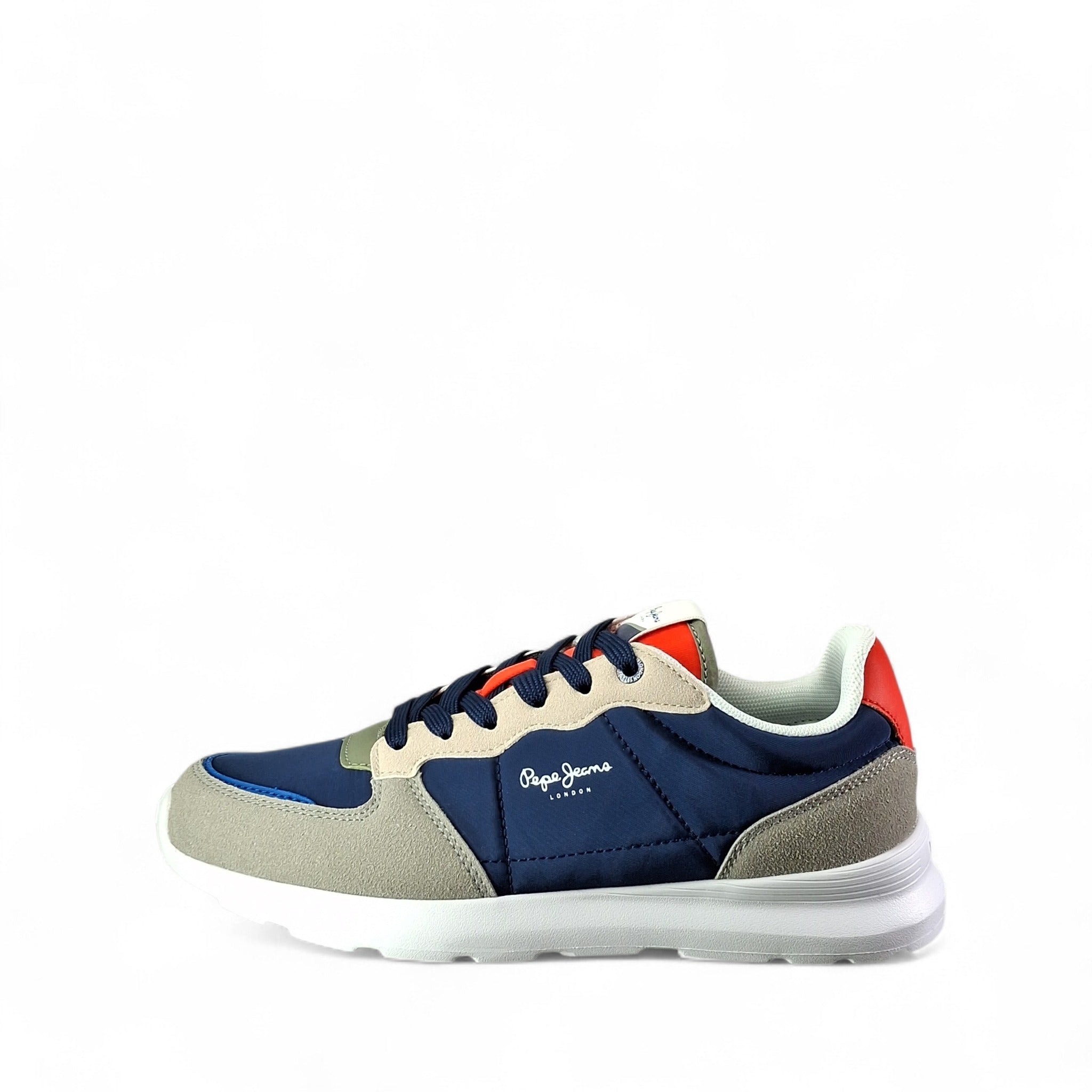 Pepe Jeans Teagan Bass Sneakers Basse da Bambino – Blu - PBS400009 933