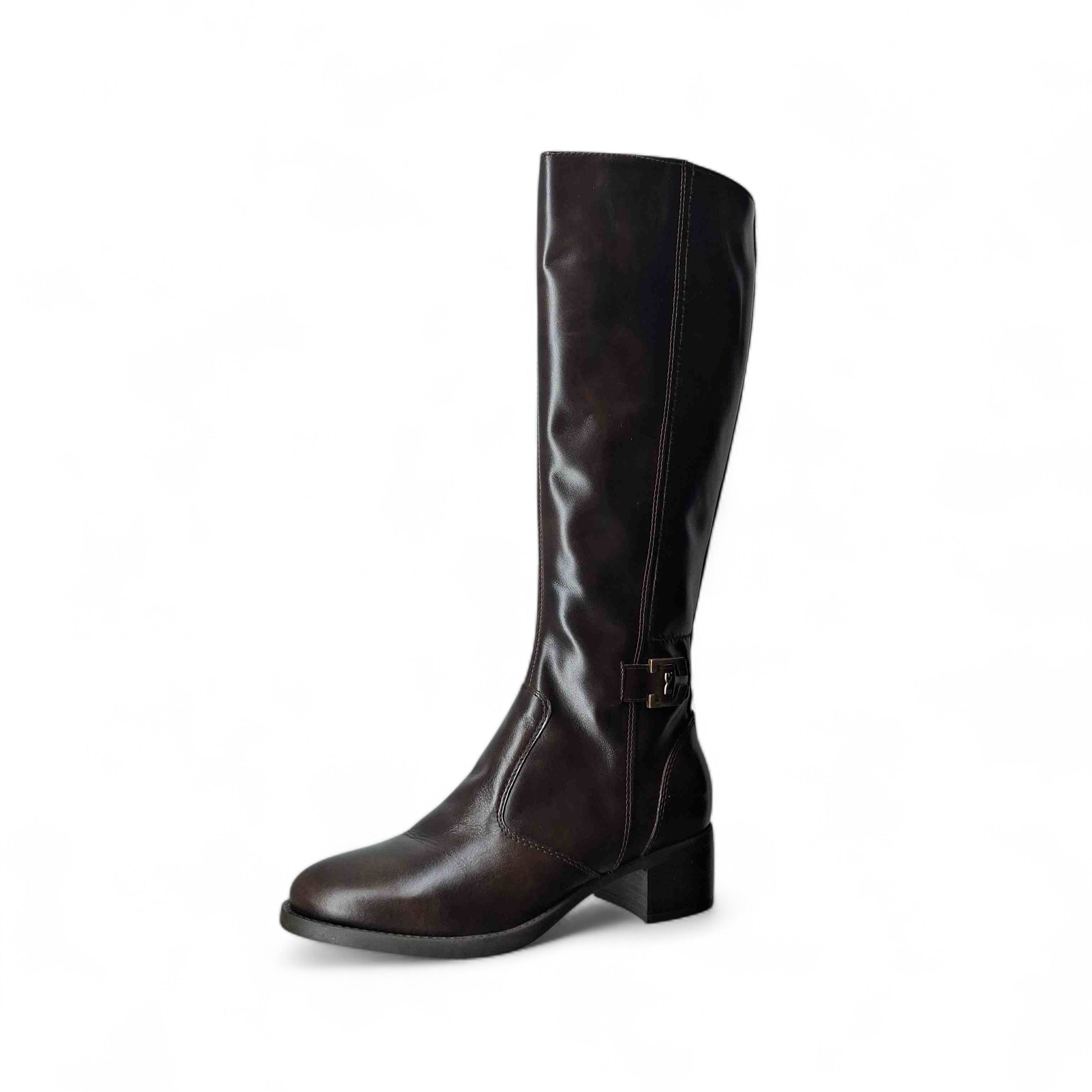 Nero Giardini Stivali con Tacco da Donna – Moro - I308800D 300