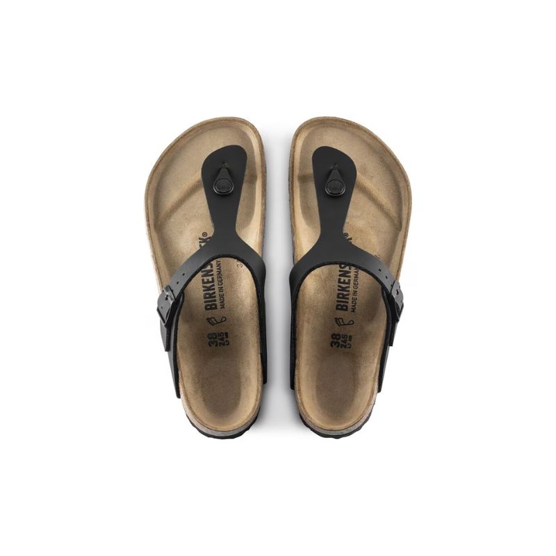 Birkenstock Infradito in Pelle Gizeh da Donna – Nero