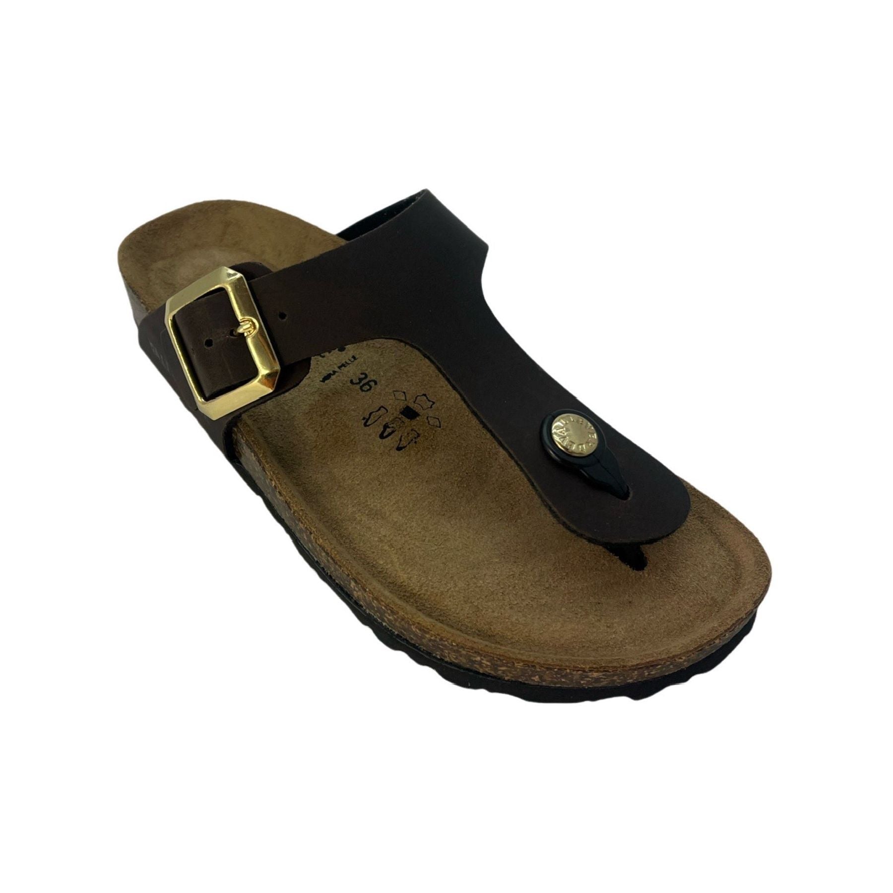 Valleverde Infradito in Pelle Vg da Donna – Marrone