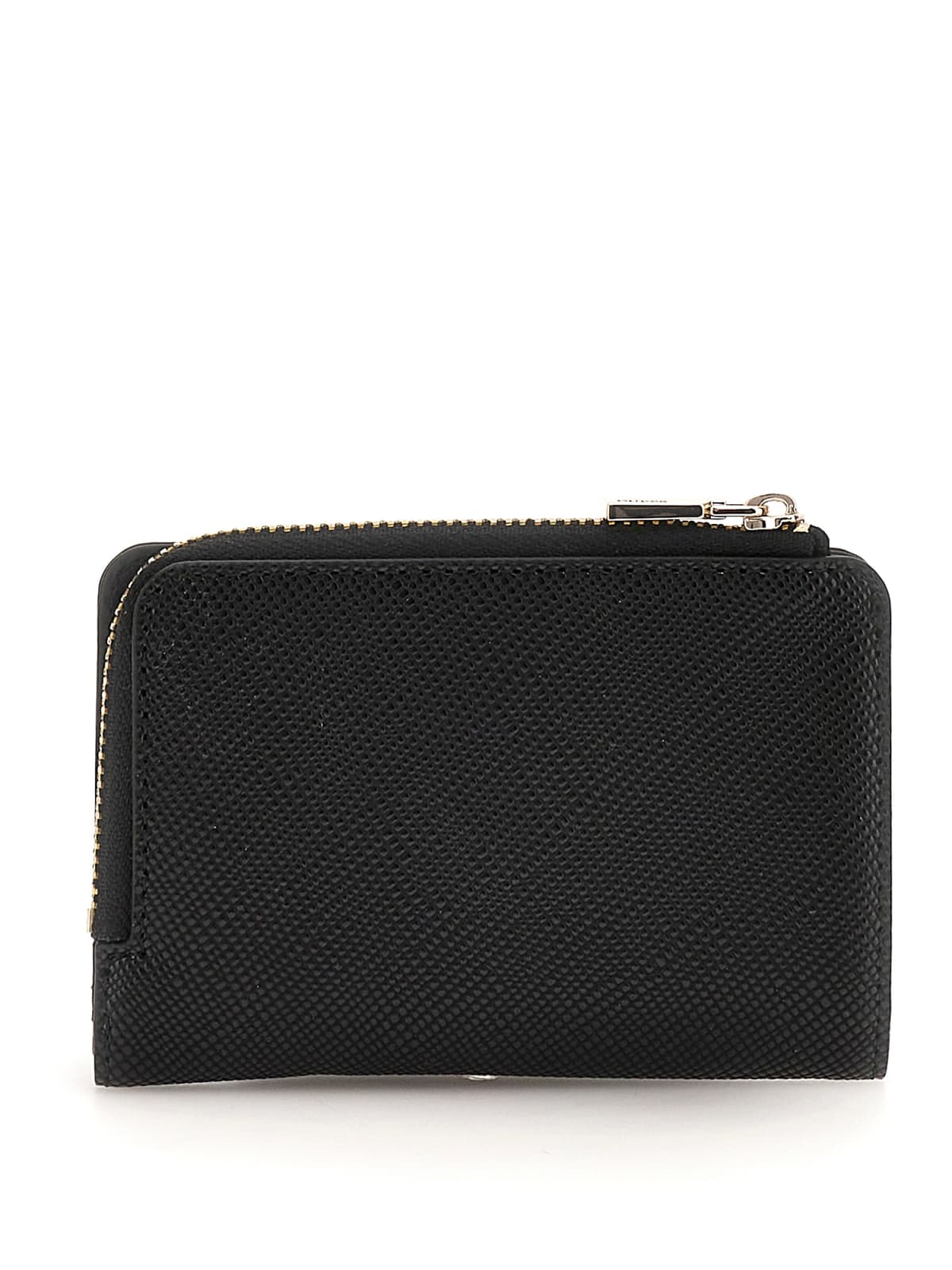Guess Porta Carte Laurel Slg Zip Card Case da Donna – Nero