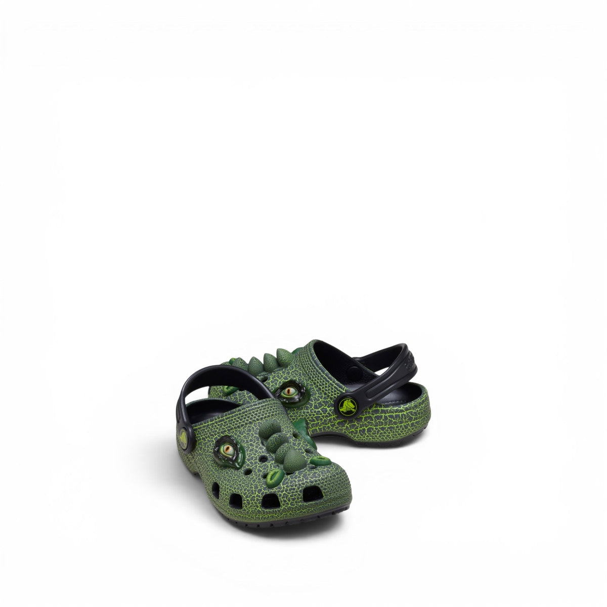 Crocs Classic Iam Scary Dino Clog T Ciabatte In Gomma da Bambino – 211372 BLK