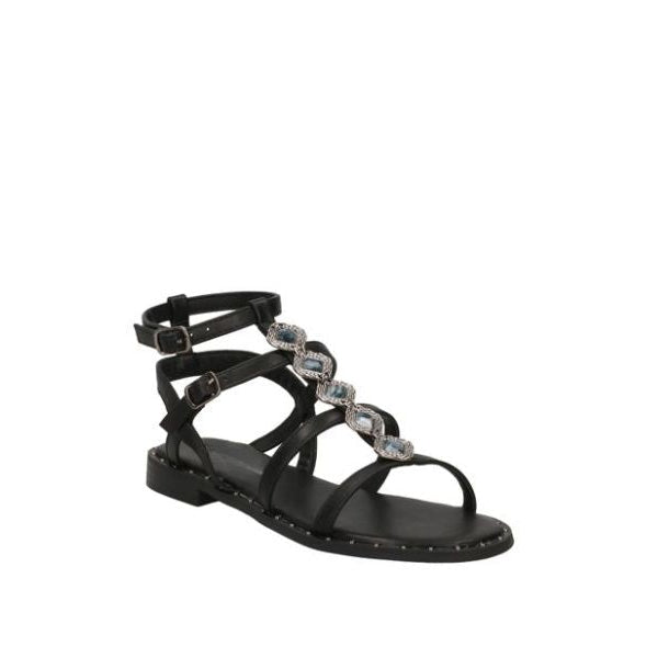 Kammi Sandali Bassi da Donna – Nero - 9245