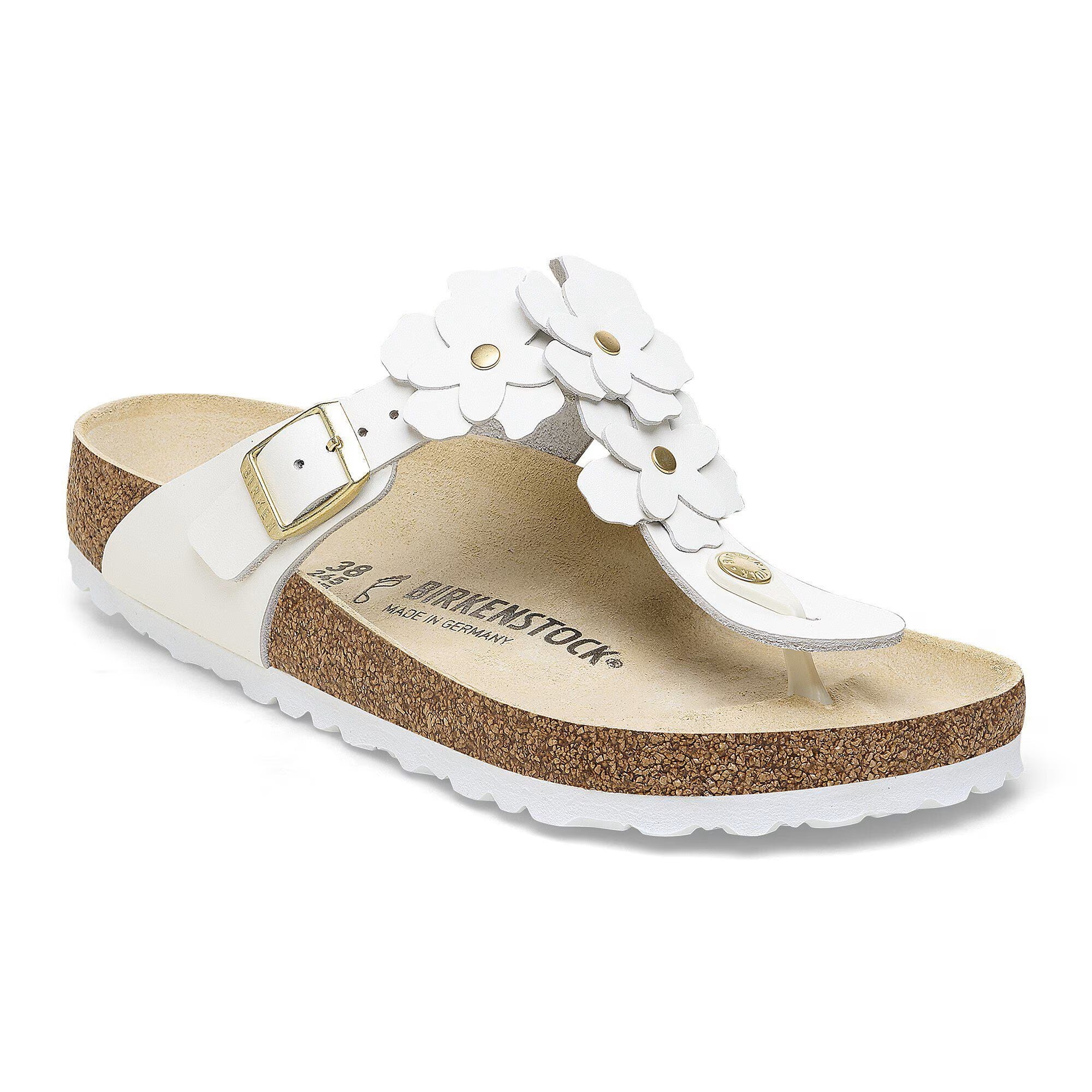 Birkenstock Gizeh Calz N Ciabatte Basse Unisex – Bianco - GIZEH1026686