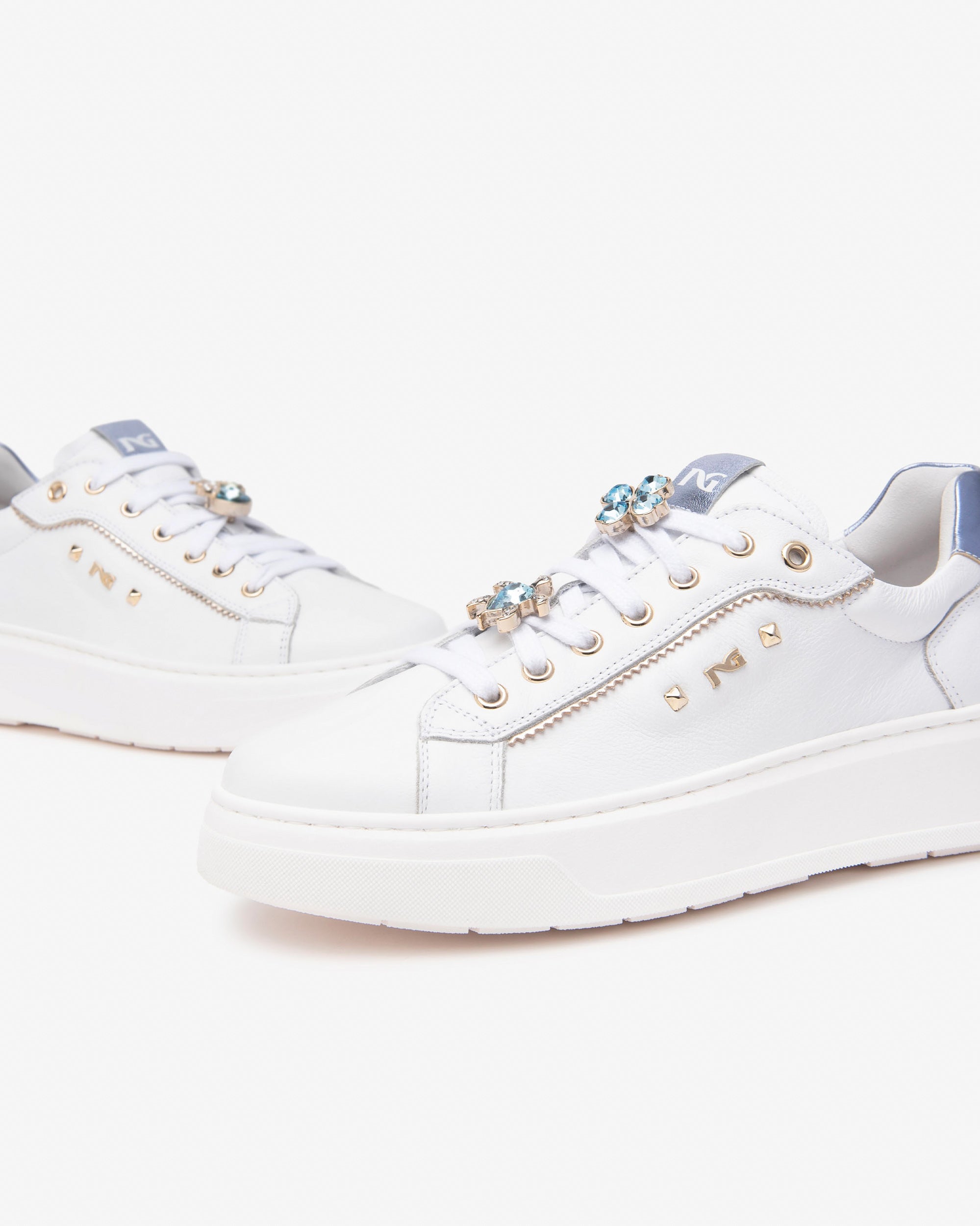 Nero Giardini Sneakers Basse da Donna – Bianco - E513060D BIANCO