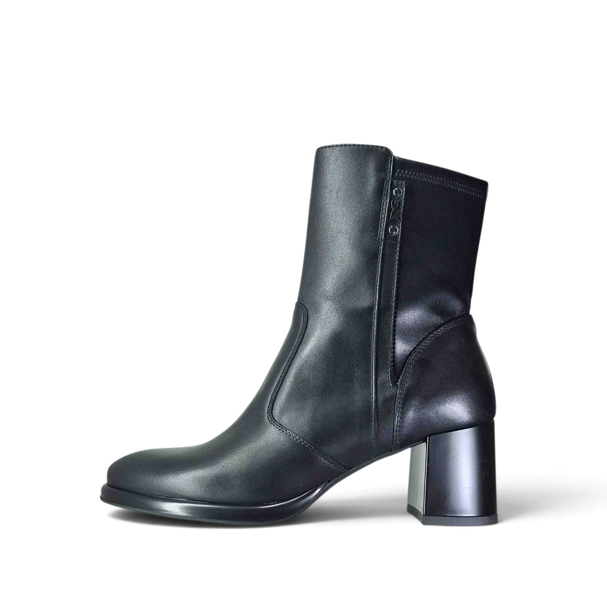 Nero Giardini Made In Italy Stivaletti Tondi Con Tacco da Donna – I617692D 100