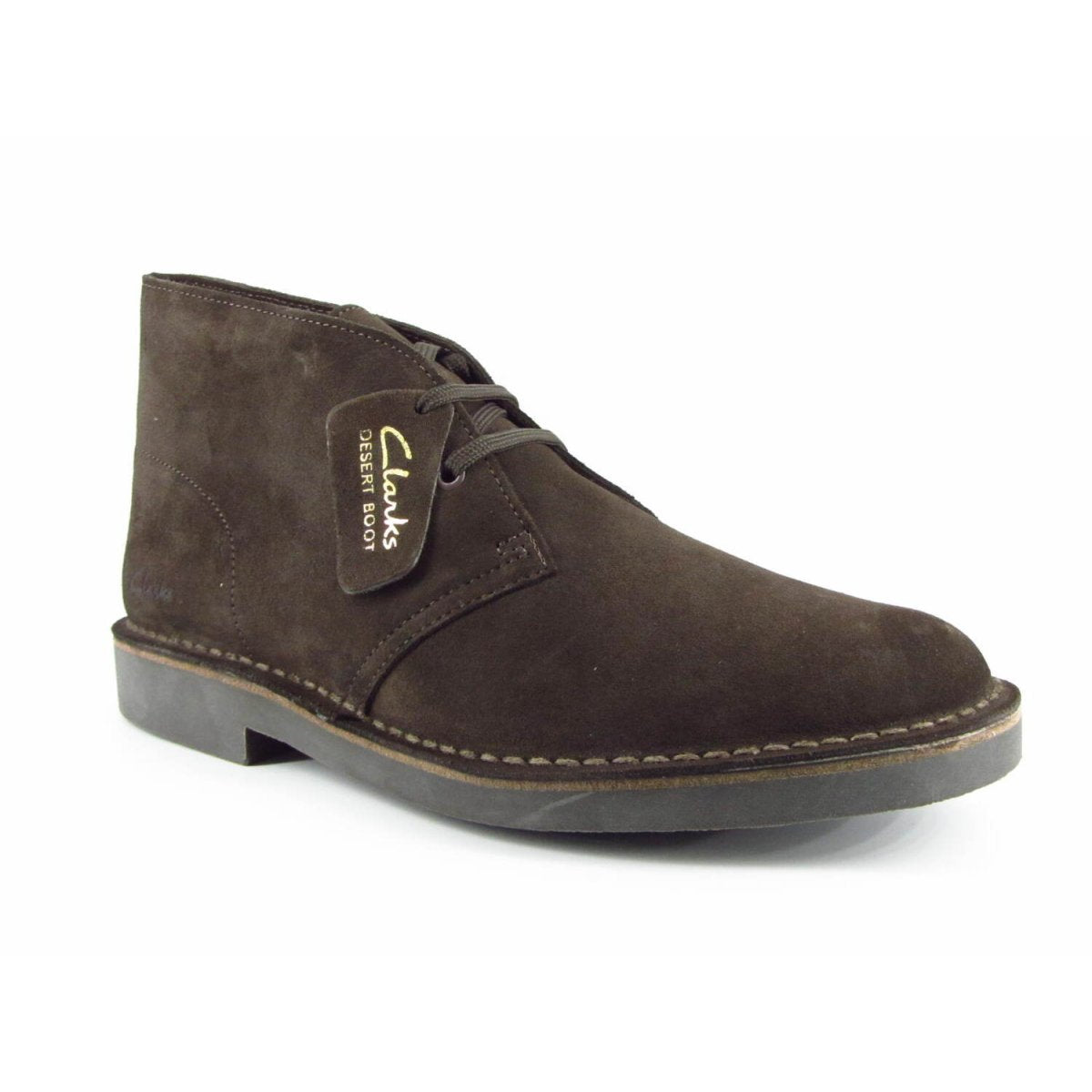 Clarks Stivaletti Stringati Desert Boot da Uomo – Marrone