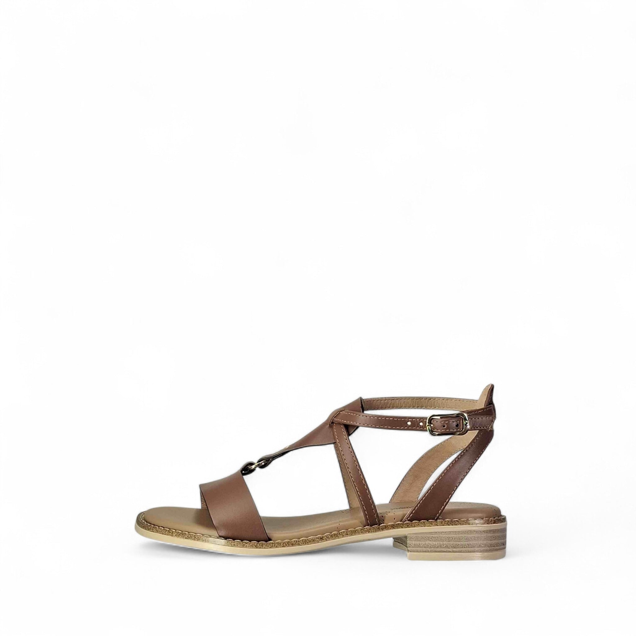 Nero Giardini Giada Sandali Bassi da Donna – Cuoio - E615895 D 400