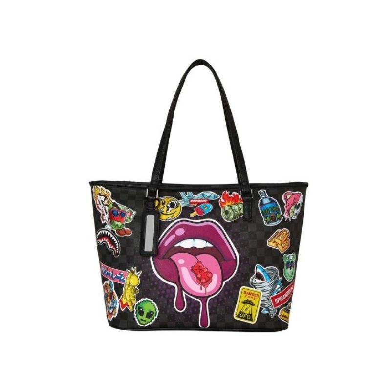 Sprayground Lips smack down tote Zaini streetwear da Unisex – 910T7890NSZ