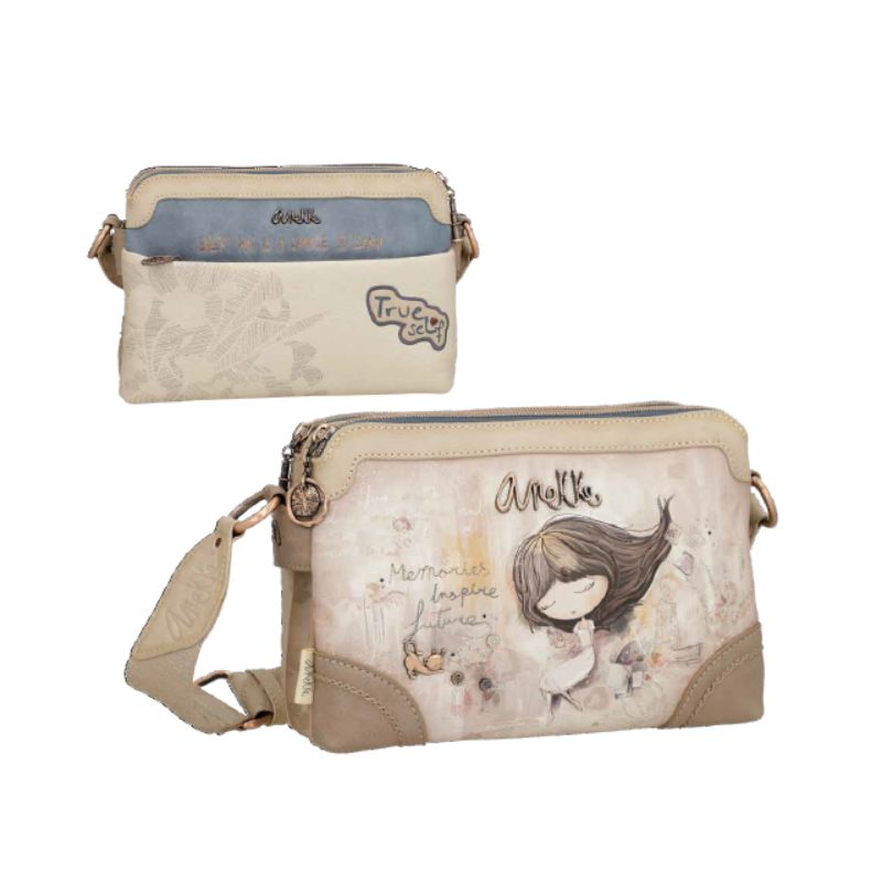 Anekke Shopping Strutturate Bolso Bandolera da Donna – Multicolor