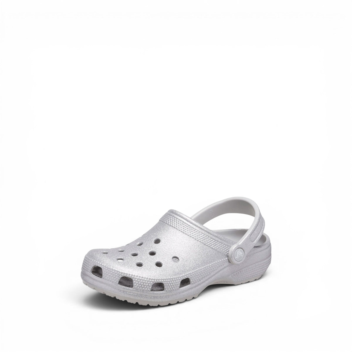 Crocs Calssic Glitter Clog W Ciabatte In Gomma da Donna – 205942 SIGL