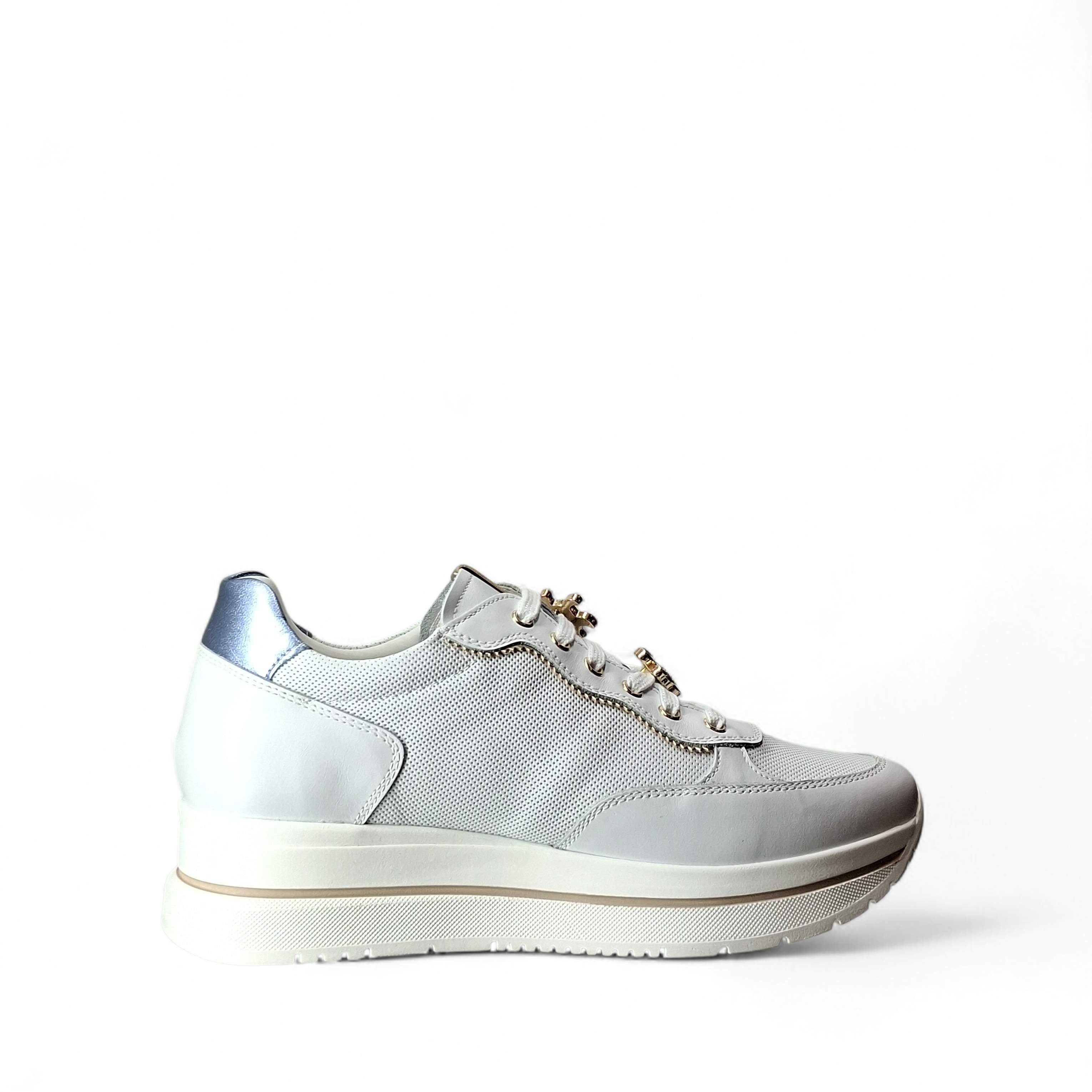 Nero Giardini Nadine Sneakers Basse da Donna – Bianco - E615202 D 707