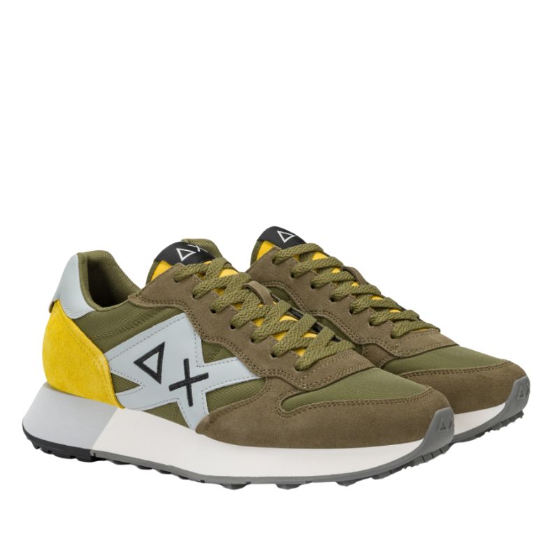 Sun68 Sneakers Basse Jaki da Uomo – Verde