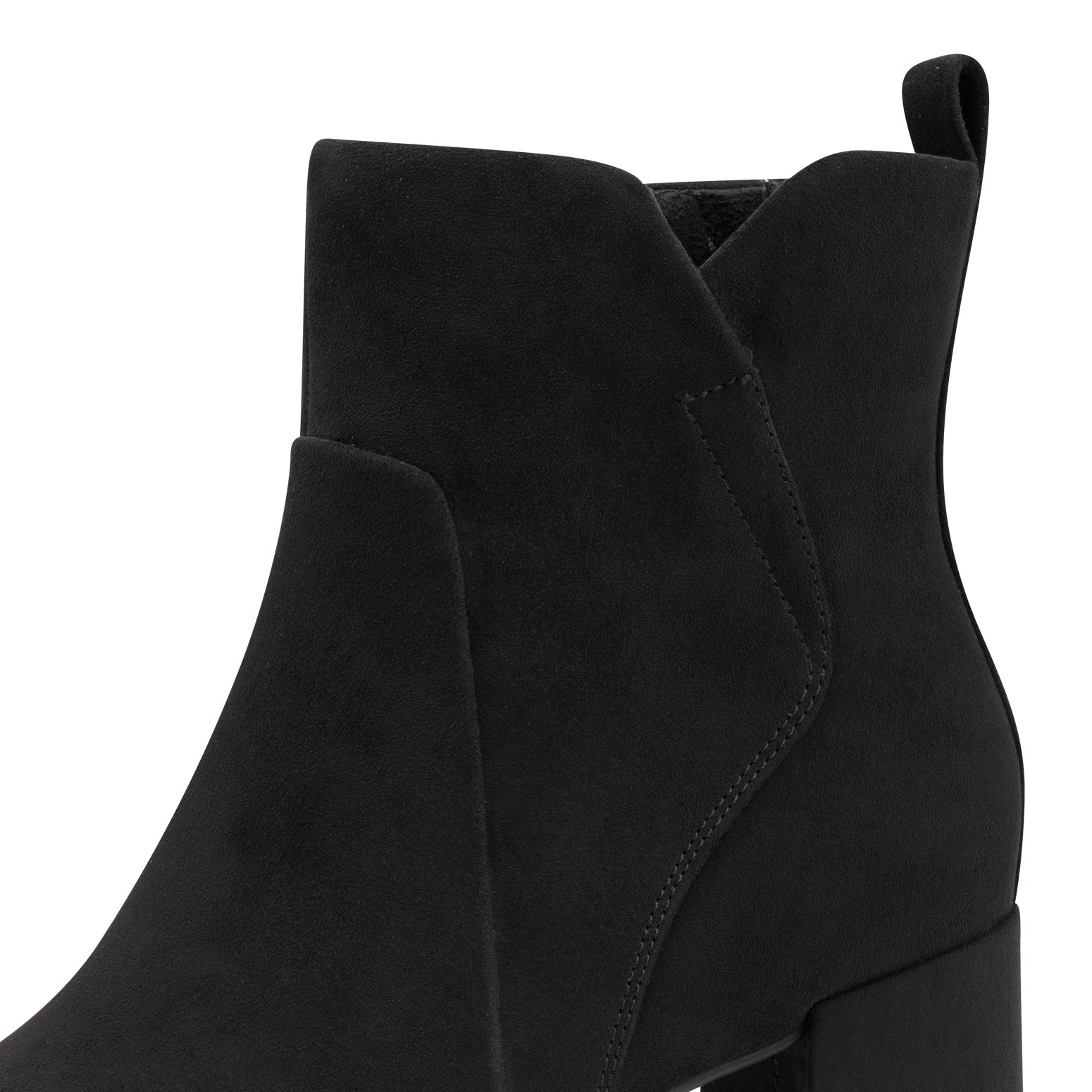Marco Tozzi Stivaletti Tondi con Tacco da Donna – Nero - 2-25095-41-001