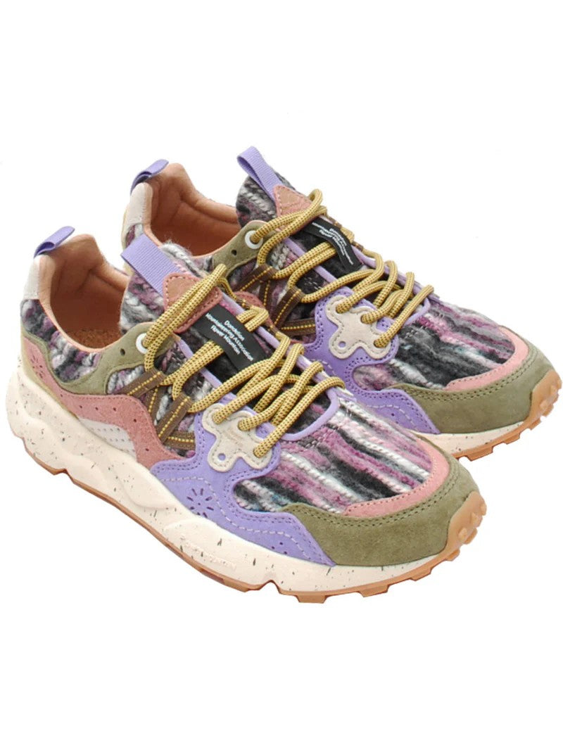 Flower Mountain Sneakers Basse Yamano da Donna – Marrone