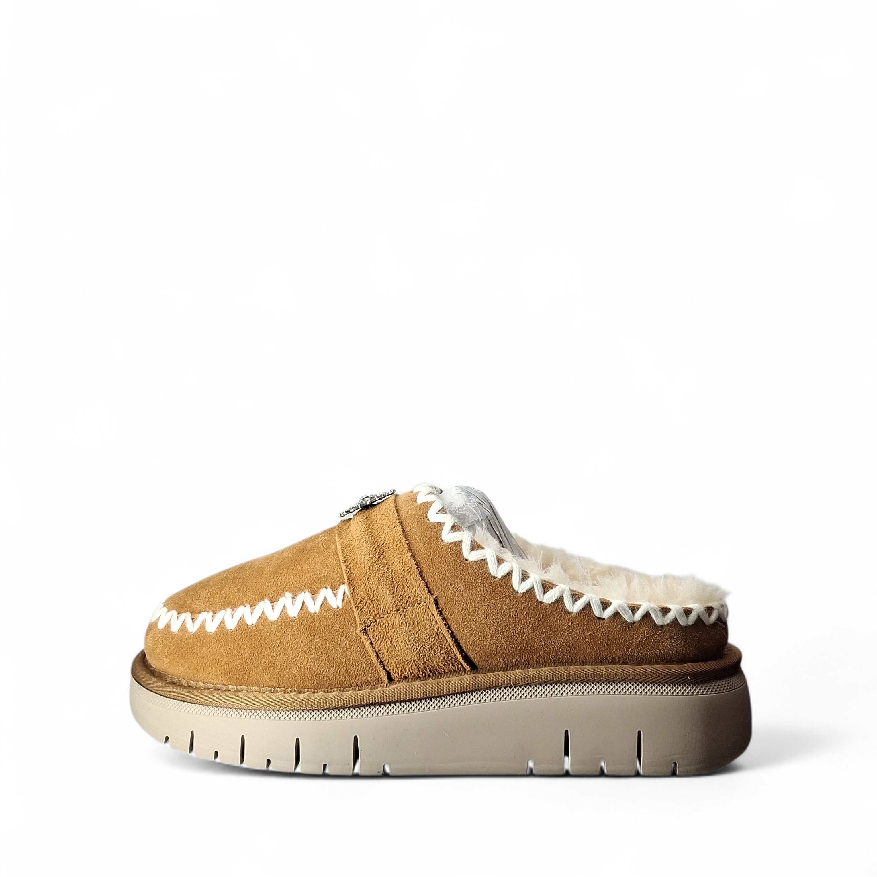 Grunland Pantofole Chiuse Ci da Donna – Cuoio