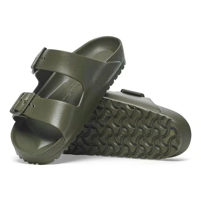 Birkenstock Arizona Eva Ciabatte in Gomma da Donna – Khaki - ARIZONA1019152