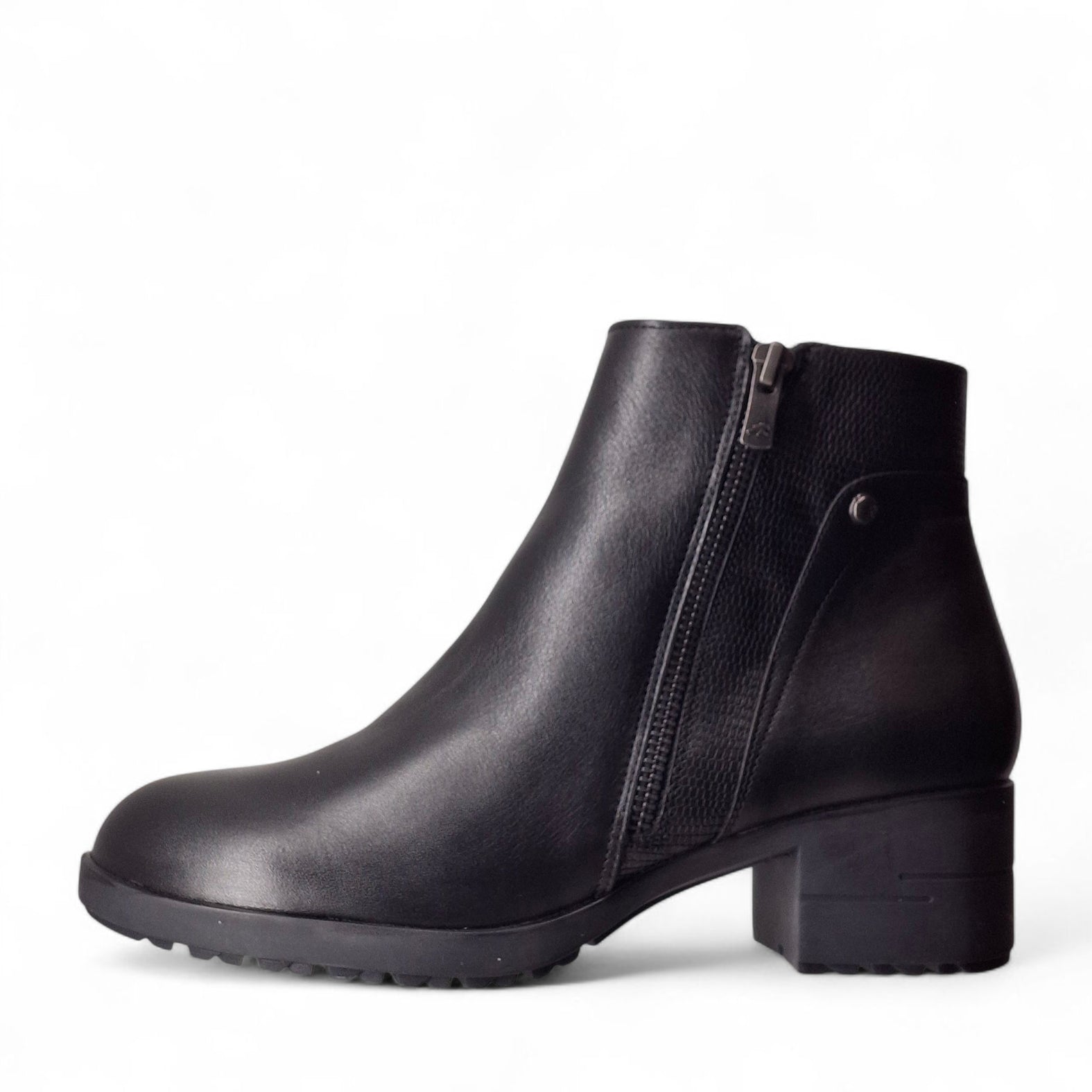 fluchos Stivaletti con Tacco da Donna – Nero