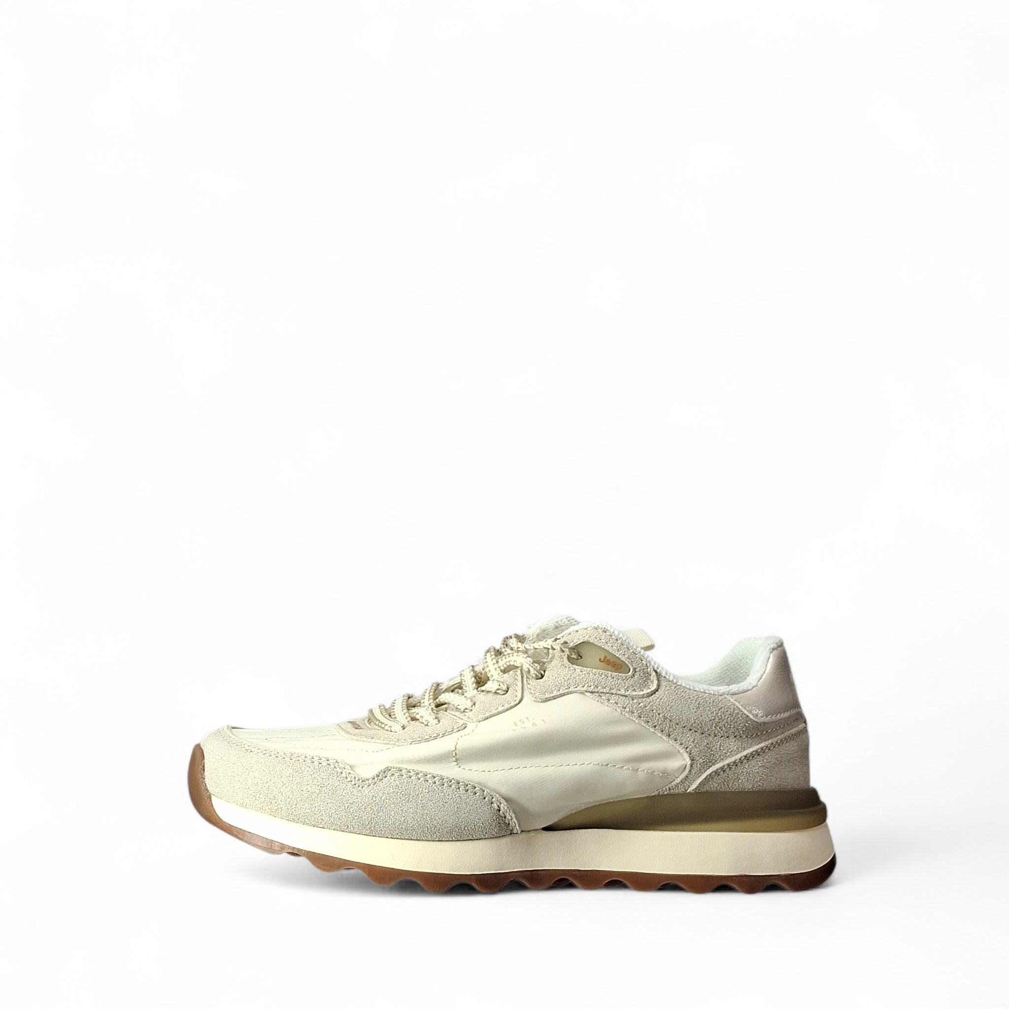 Jeep Jessica Sneakers Basse da Donna – Panna - JL61510A-098