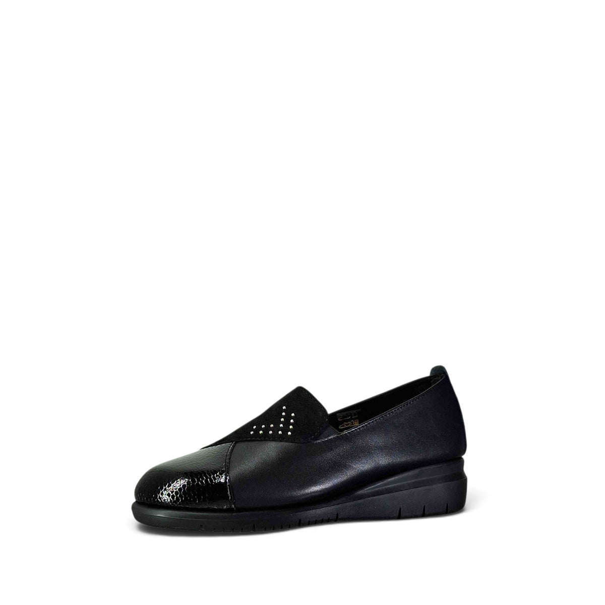Grunland Rysa Scarpe Basse Senza Stringhe da Donna – SC632925RYSA NERO