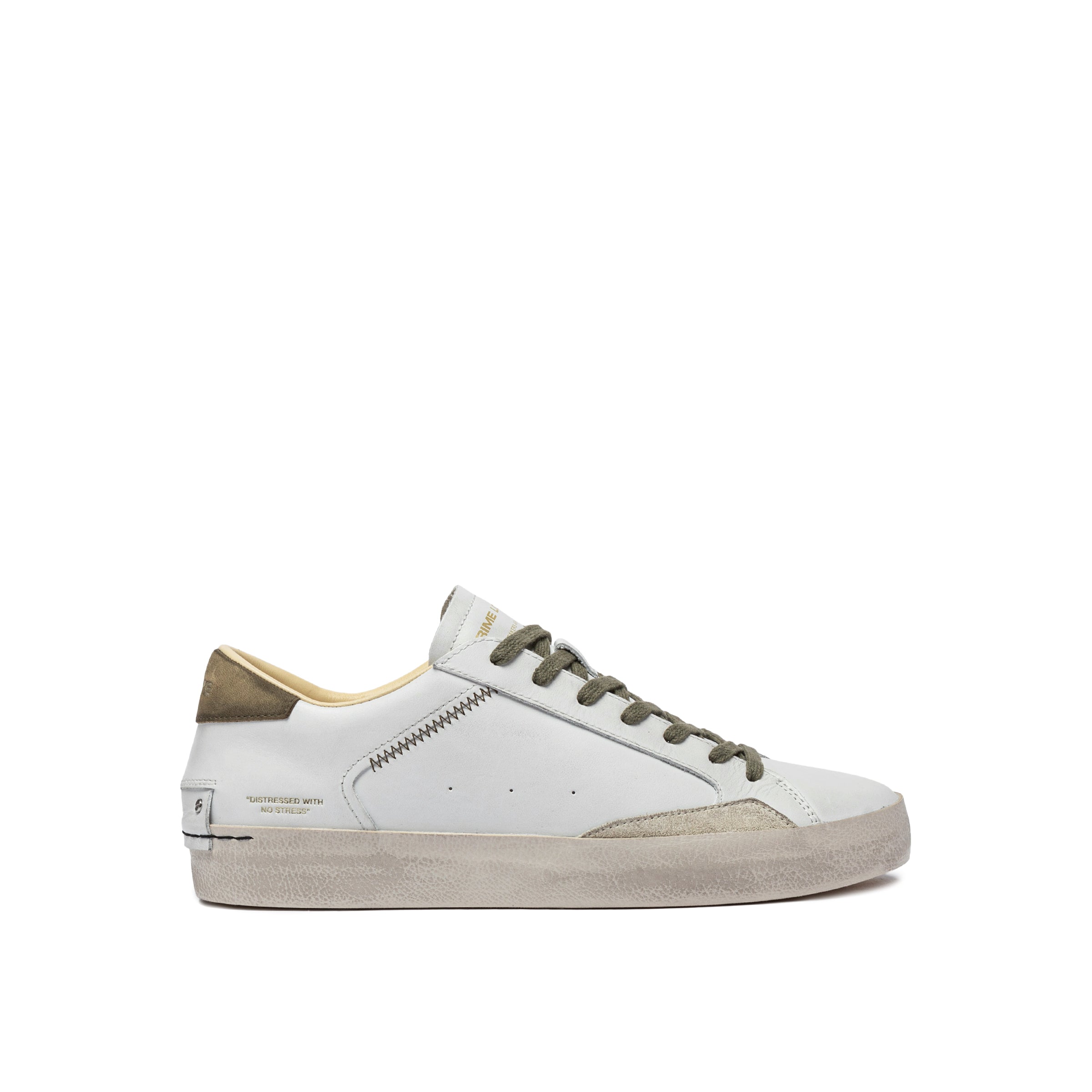 Crime London Scarpe Basse Stringate da Uomo – Bianco