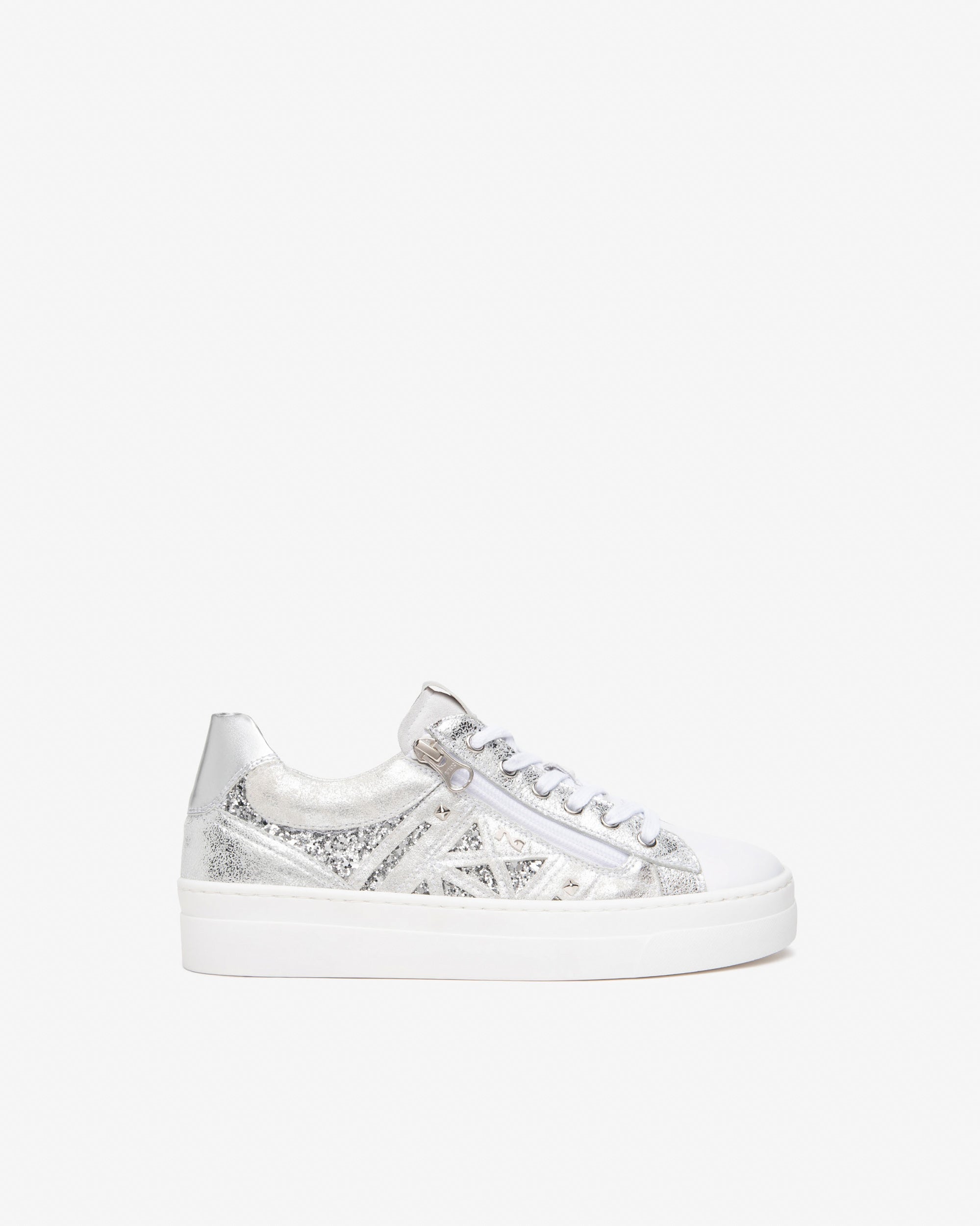 Nero Giardini Sneakers Basse da Donna – Argento